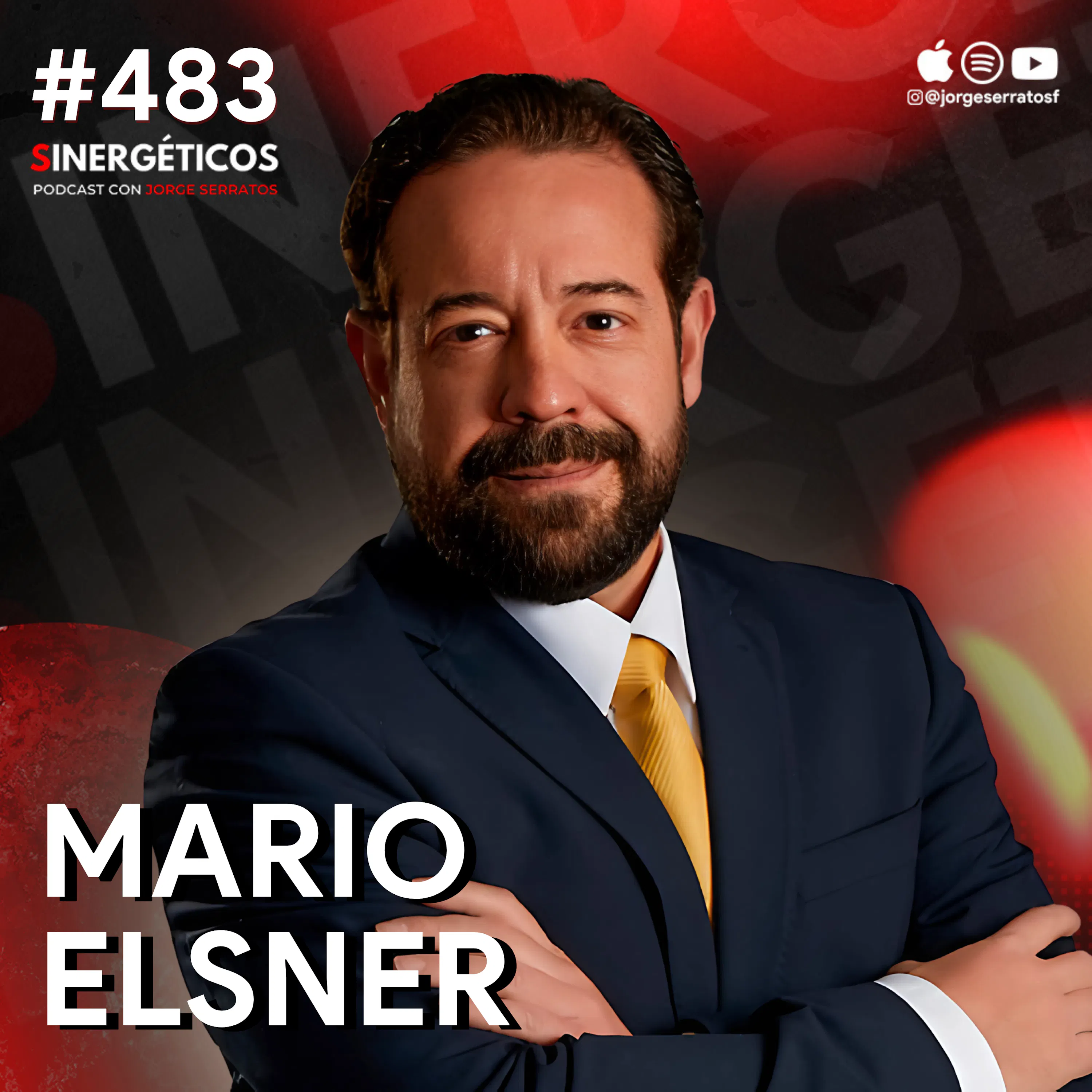 LA CURA PARA EL BURNOUT Y CÓMO SALIR DE ÉL | Mario Elsner | #483 SINERGÉTICOS episode artwork