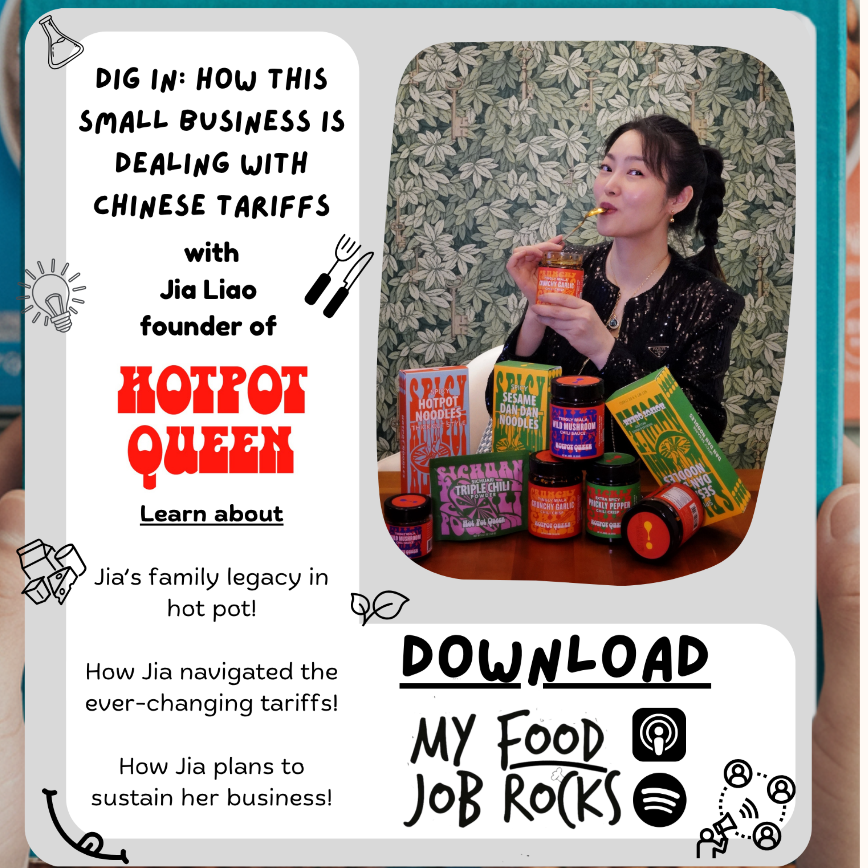 Dig In: How This Small Business Is Dealing With Chinese Tariffs with Jia Liao, Founder of Hot Pot Queen thumbnail