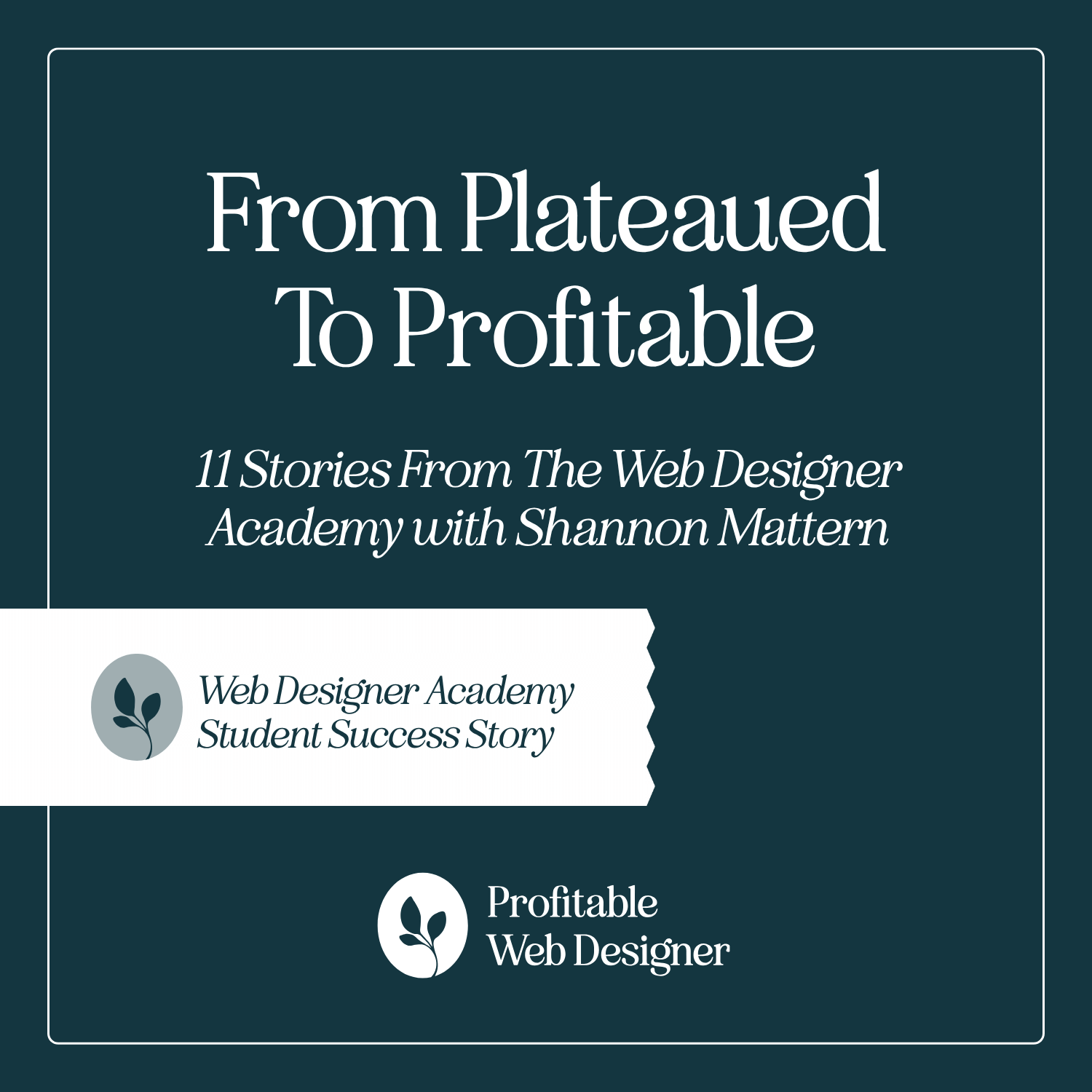 From Plateaued to Profitable: 11 Stories from the Web Designer Academy EP 69 episode artwork