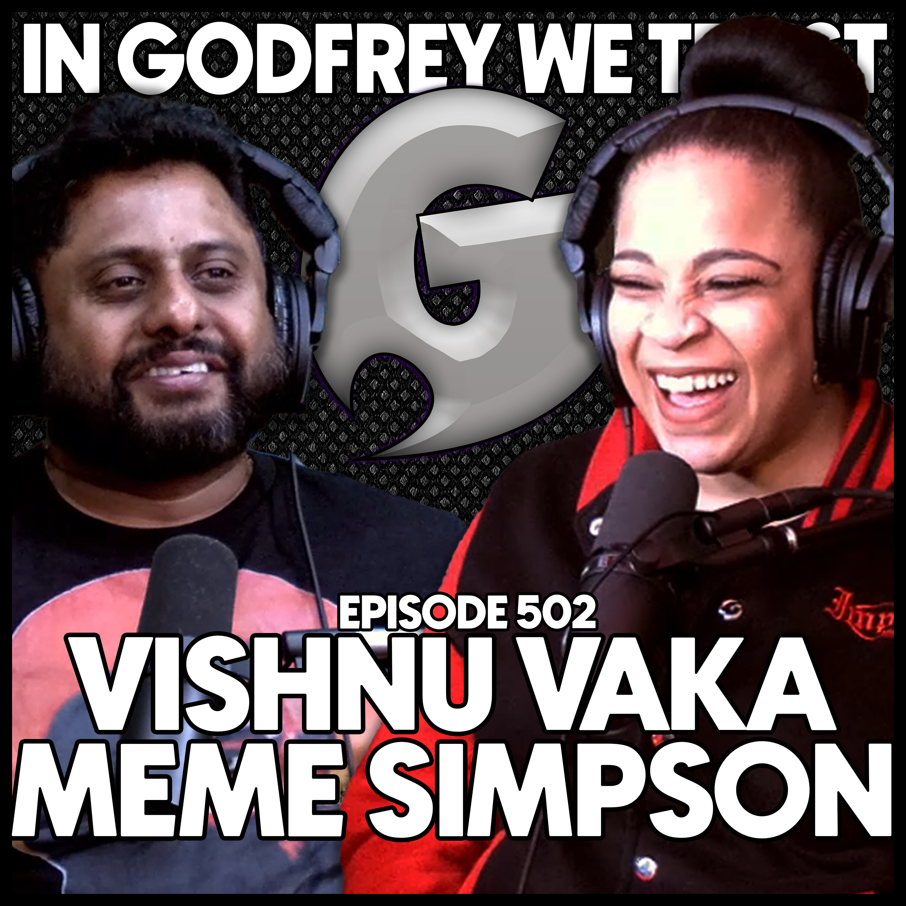 502. Vishnu Vaka & Meme Simpson episode artwork