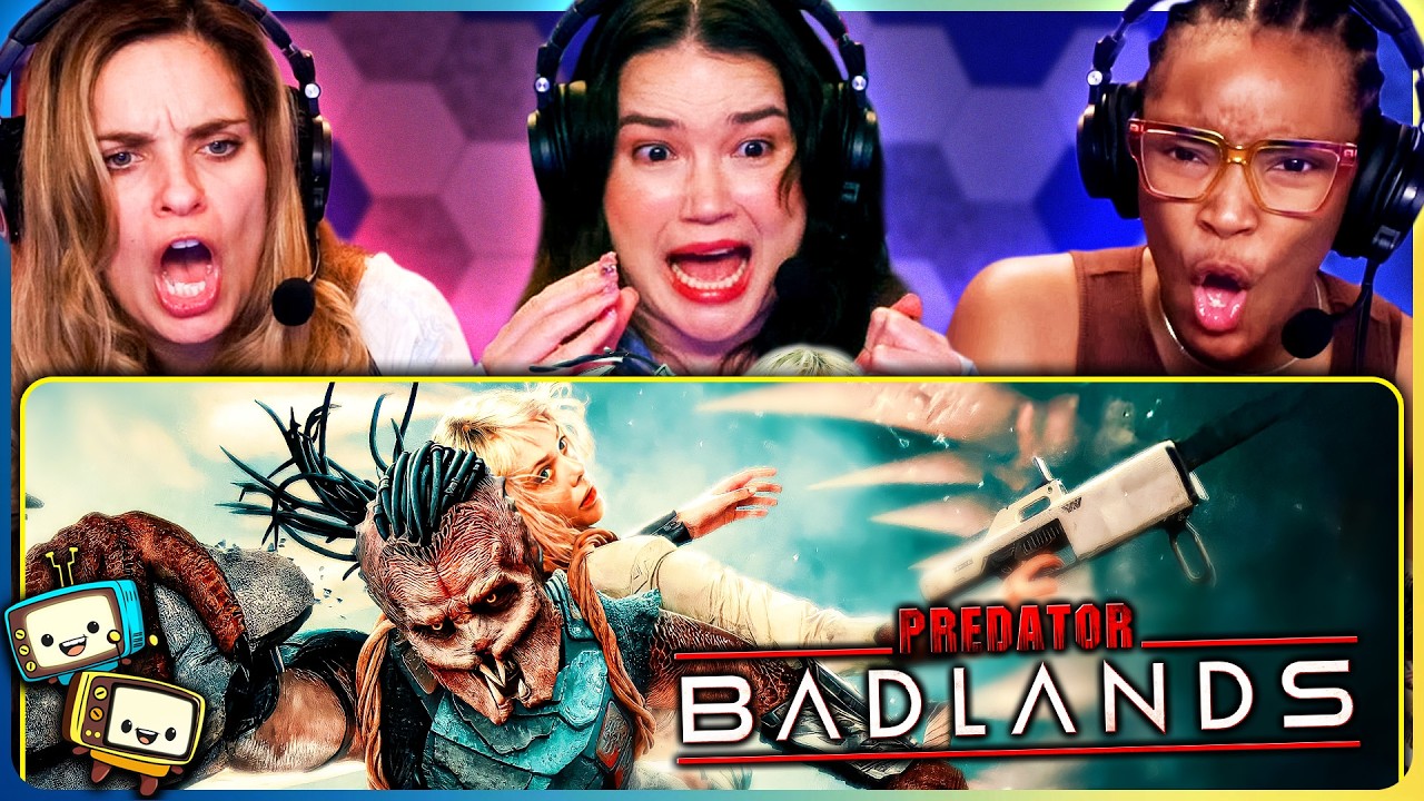 PREDATOR: BADLANDS Movie Reaction! | First Time Watch | Dimitrius Schuster-Koloamatang, Elle Fanning episode artwork