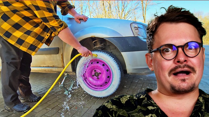 REACT to Foam Fix: DIY Wheel Repair Experiment episode artwork