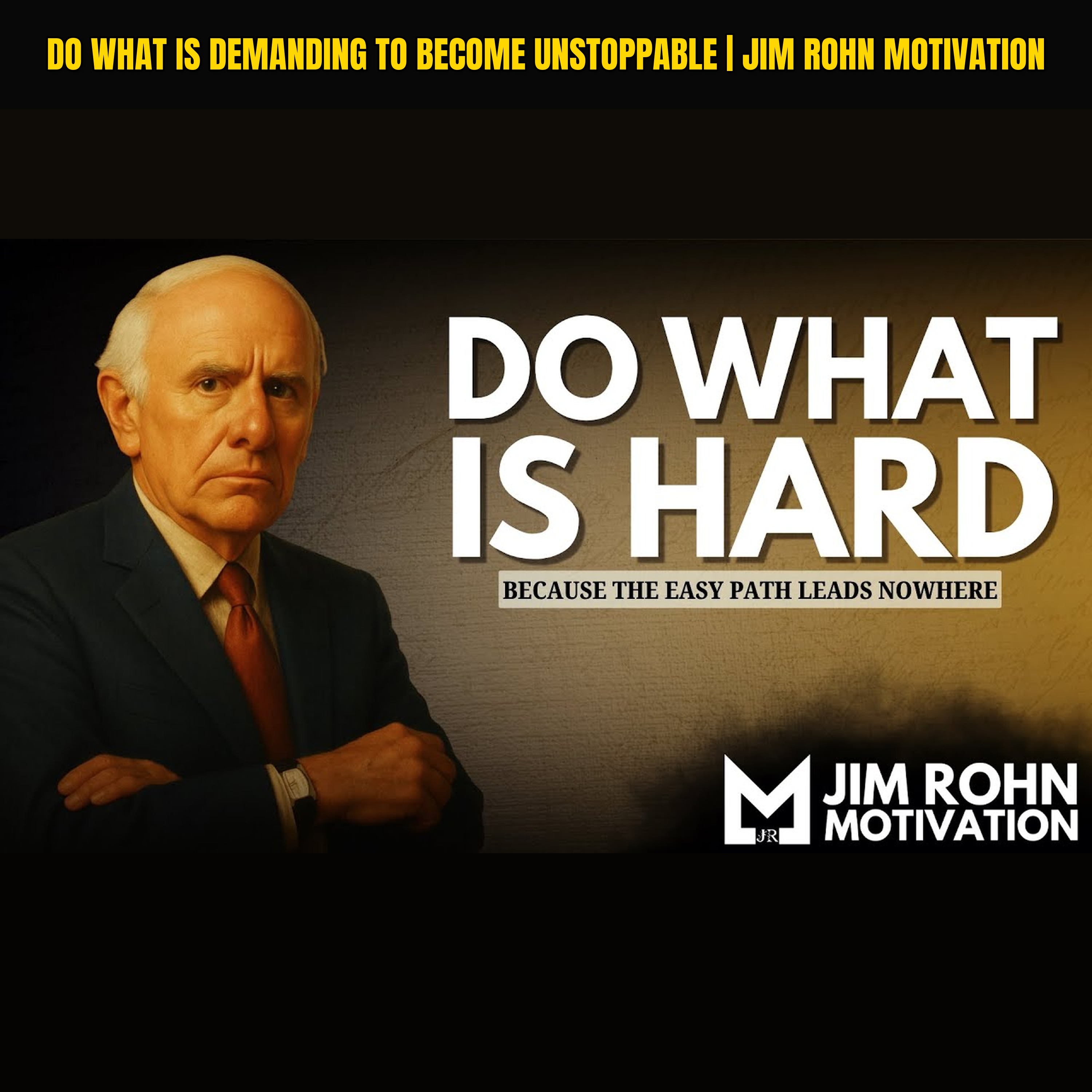 Do What is Demanding to Become Unstoppable | Jim Rohn Motivation