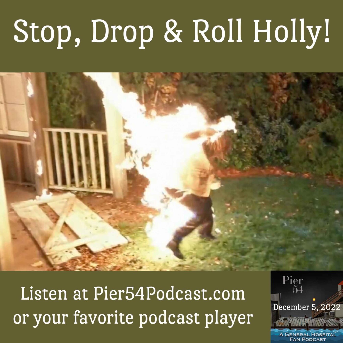 Episode 393: Stop, Drop & Roll Holly! 12/5/22 episode artwork