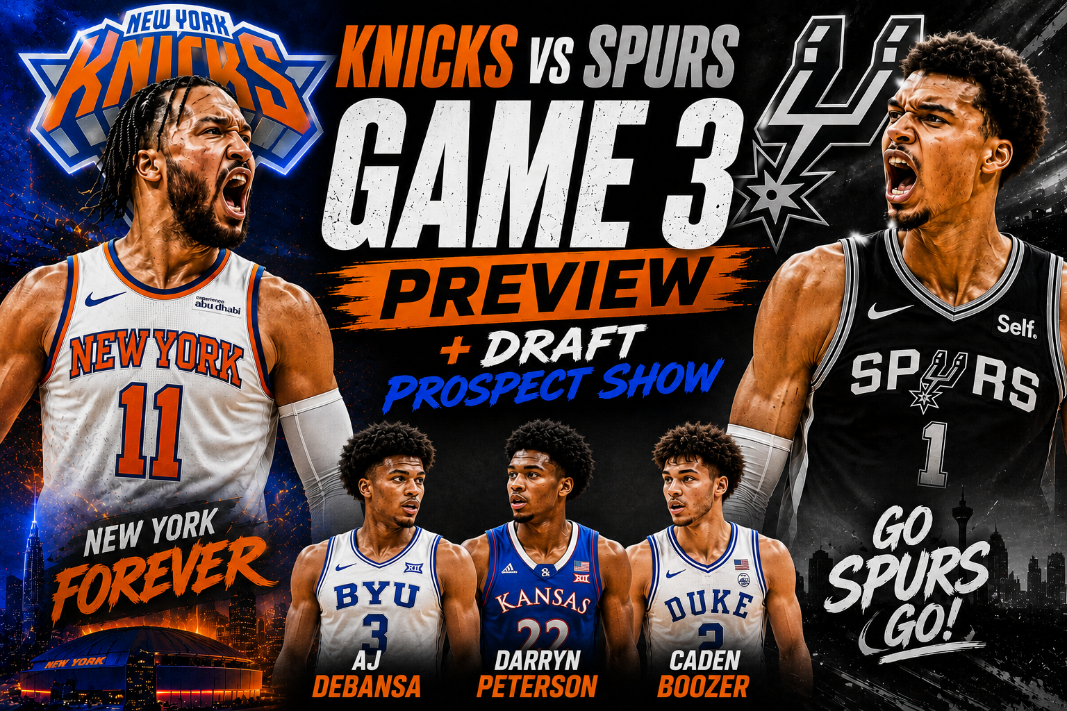 Knicks vs_ Spurs Game Preview- Draft Prospects episode artwork