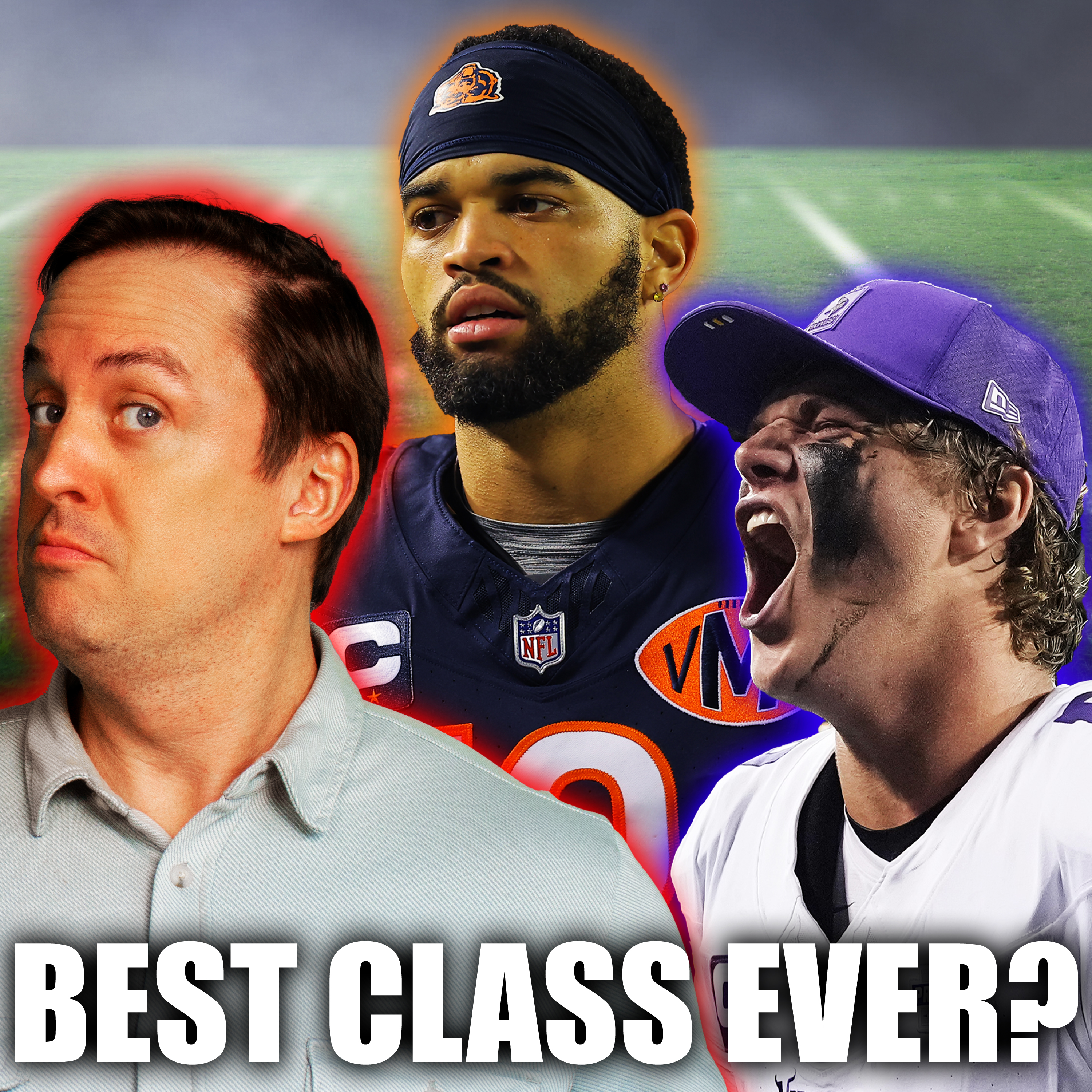Re-Ranking the 2024 QB Class After JJ McCarthy’s Primetime Statement + Tim Brando | episode artwork