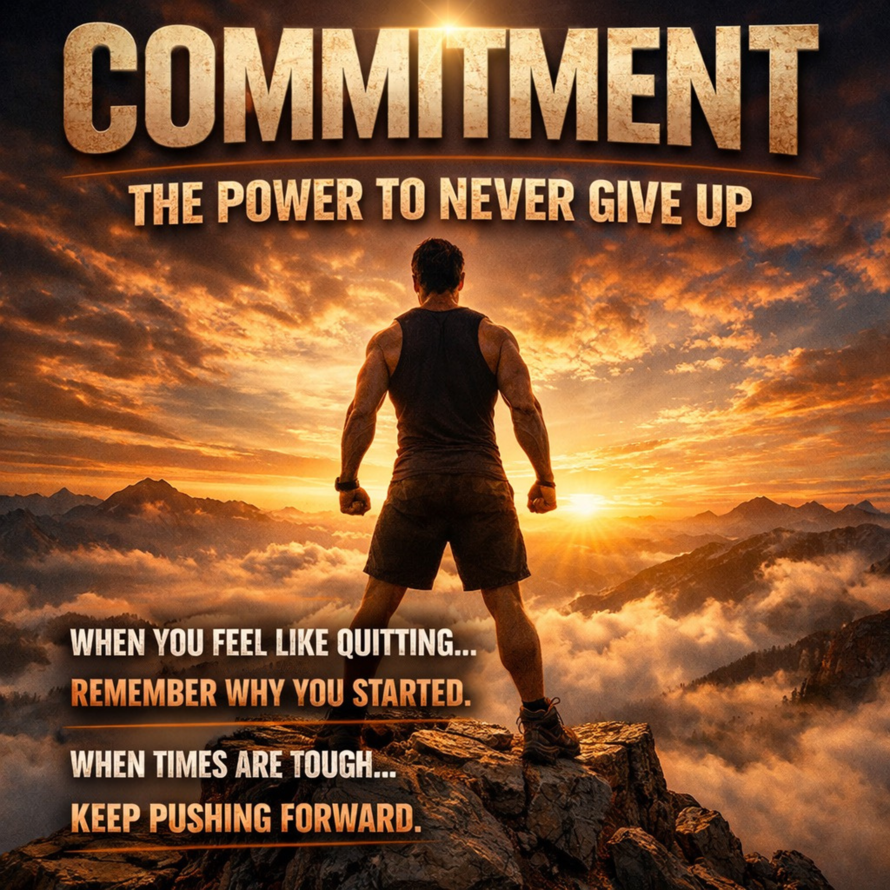 COMMITMENT – Motivational Speech (THE POWER TO NEVER GIVE UP)