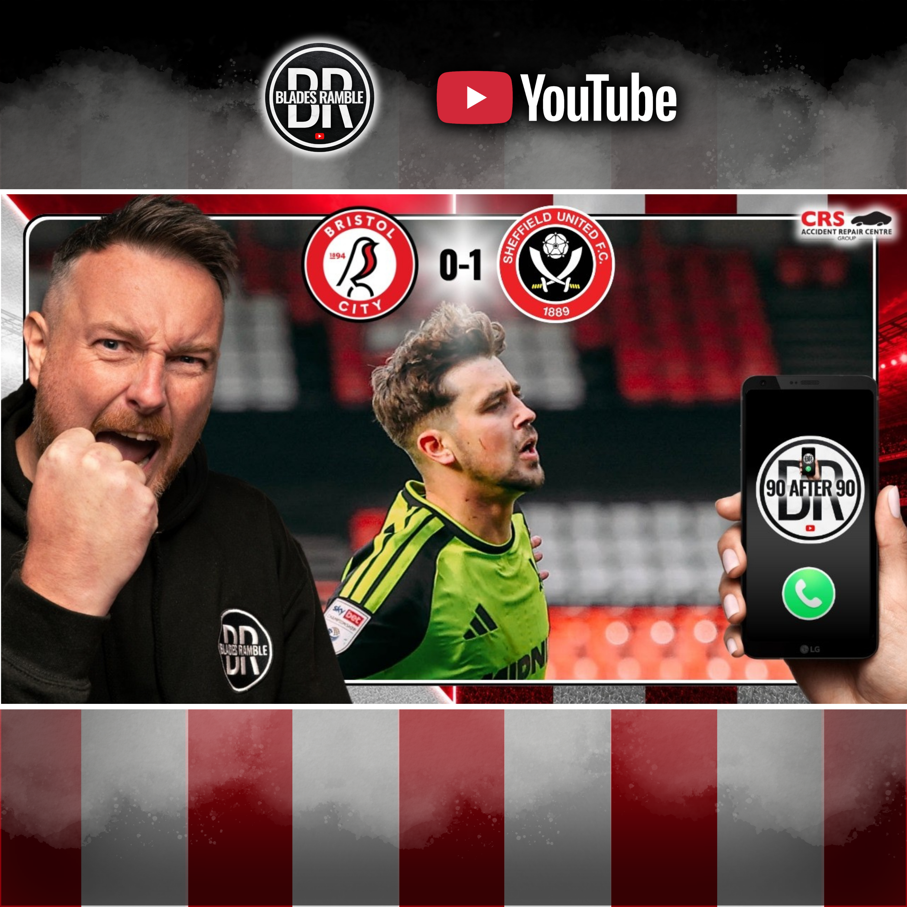 HUGE AWAY WIN FOR THE BLADES! | BRISTOL CITY 0-1 BLADES | 90 AFTER 90 ⚔️📱