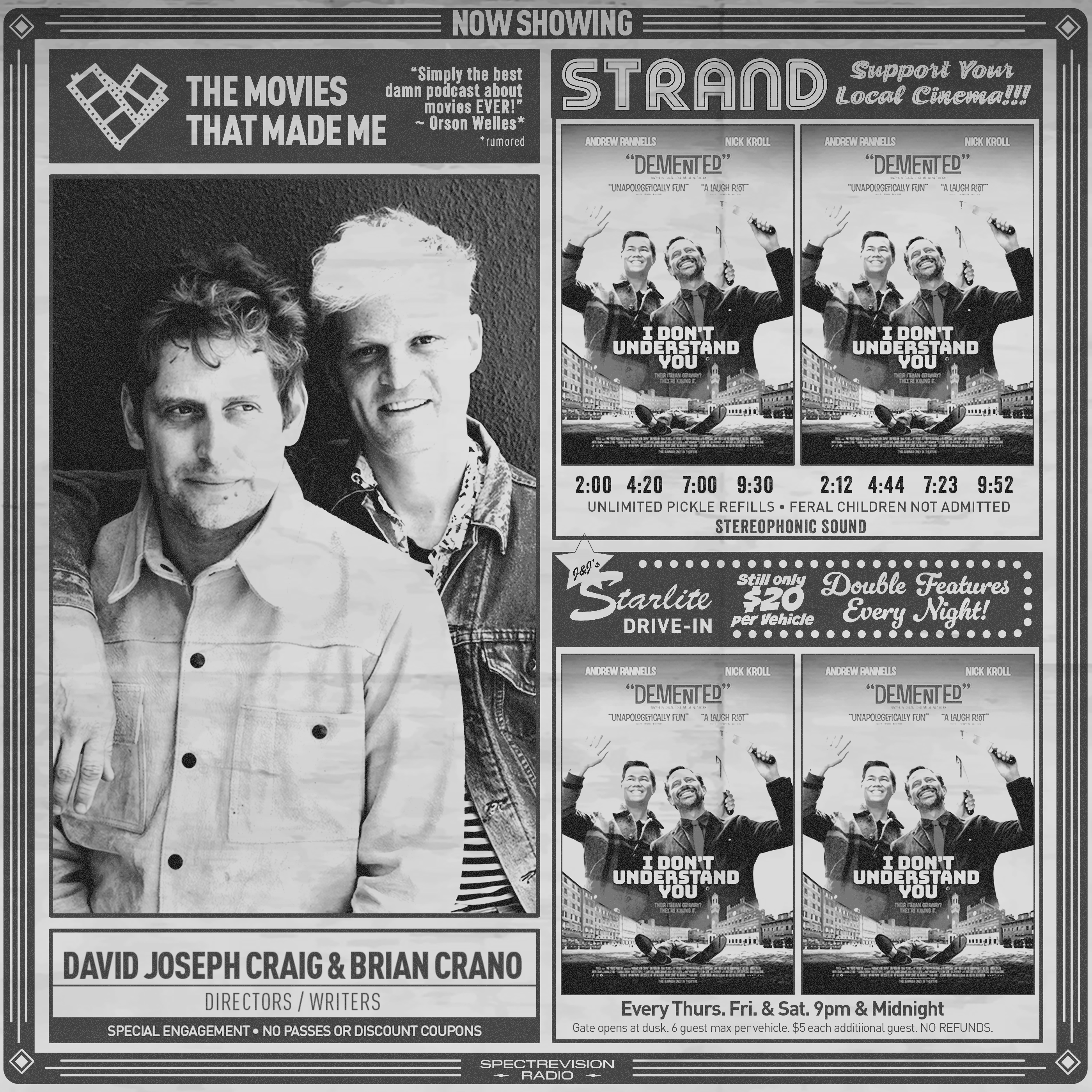 I DON'T UNDERSTAND YOU writer/director team David Joseph Craig & Brian Crano