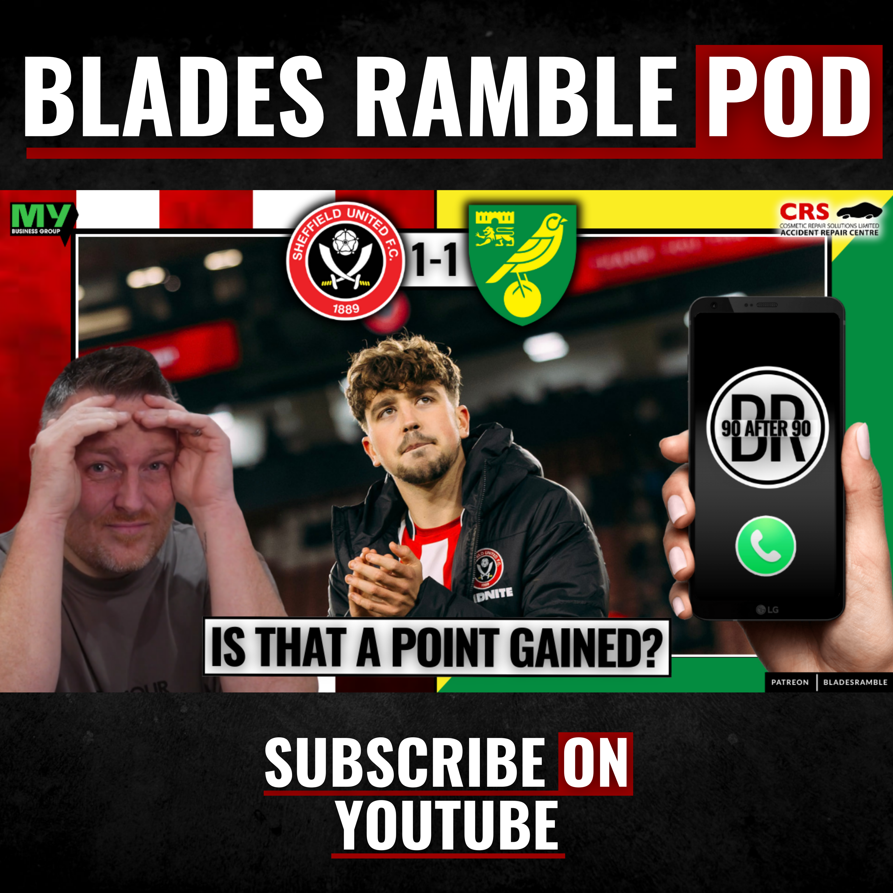 📱⚔️ 90 AFTER 90 | POINT GAINED? | SHEFFIELD UNITED 1-1 NORWICH CITY ⚔️📱
