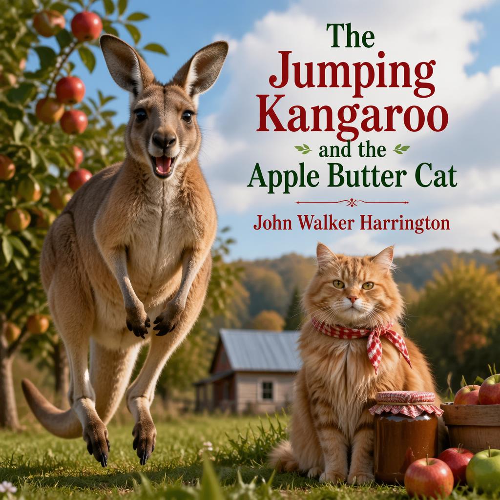 The Jumping Kangaroo and the Apple Butter Cat by John Walker Harrington ~ Full Audiobook [family] episode artwork