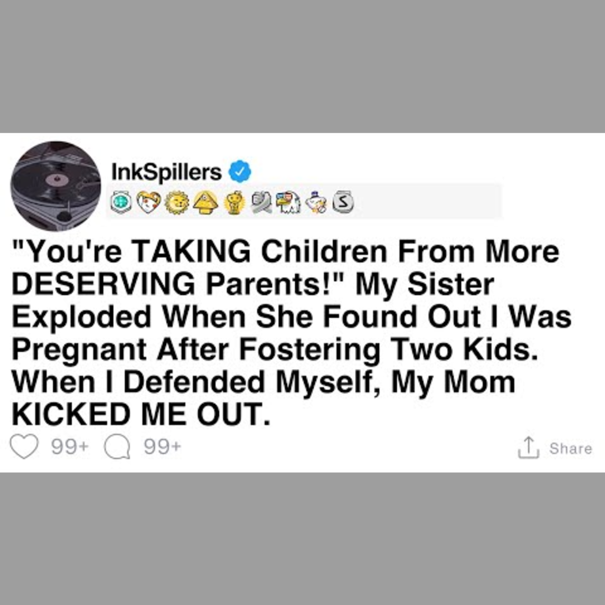 Sibling Outburst Over Pregnancy After Fostering