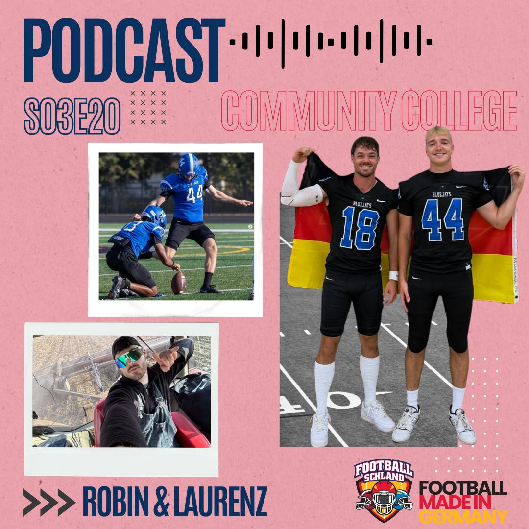 S03E20 Im Gespräch mit Robin Braun (K/P) & Laurenz Müller (QB), Minnesota West Community and Technical College Bluejays S03E20 Im Gespräch mit Robin Braun (K/P) & Laurenz Müller (QB), Minnesota West Community and Technical College Bluejays