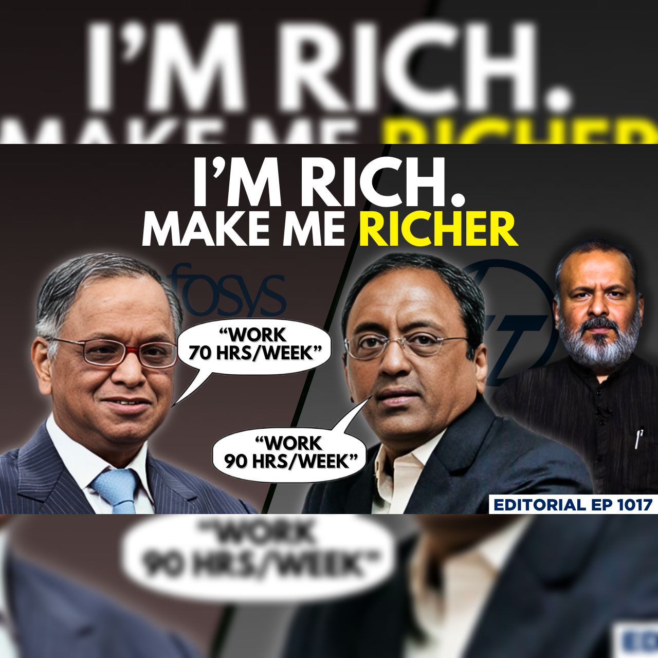 Editorial with Sujit Nair | L&T Chairman S.N. Subrahmanyan Wants “90-Hour Work Week” episode artwork