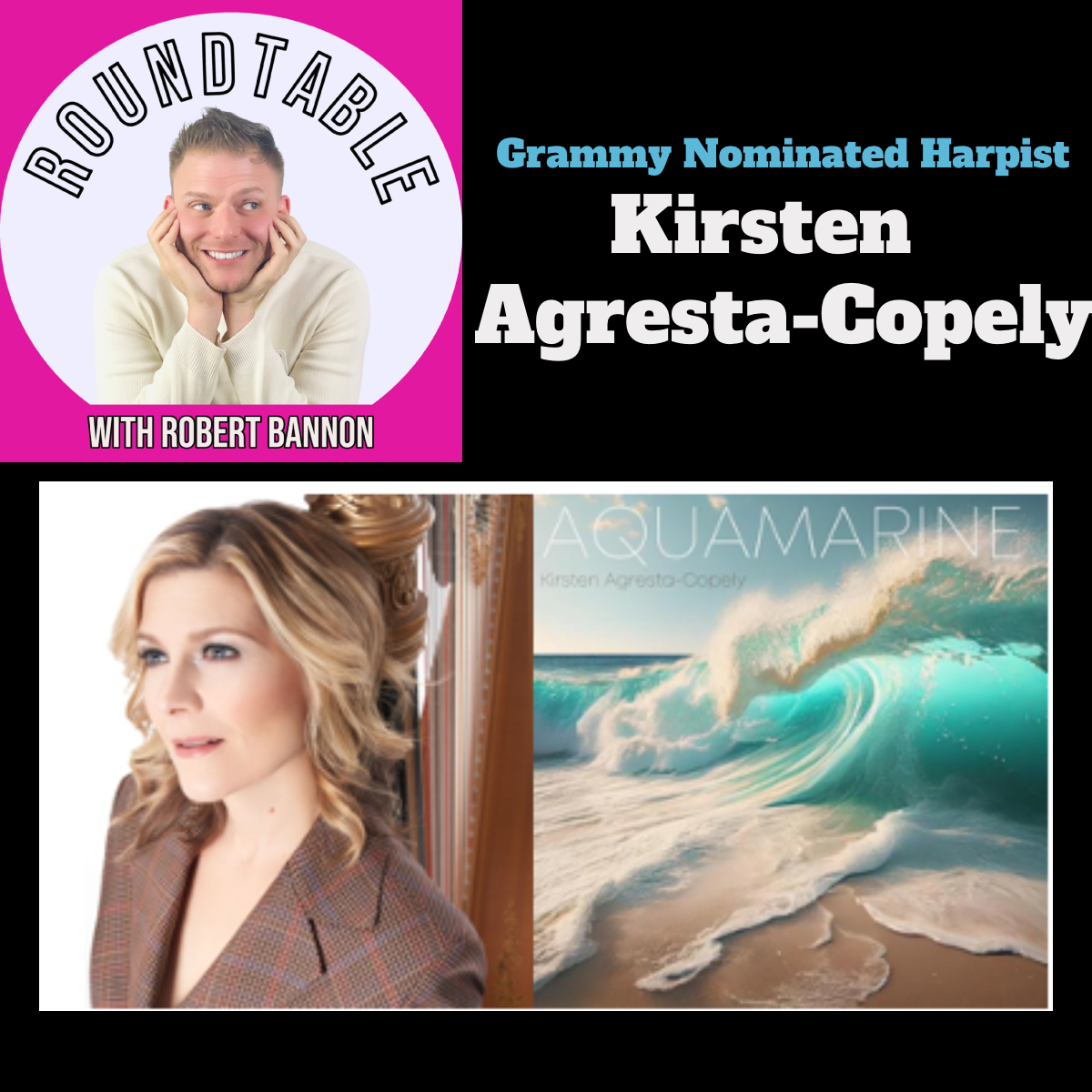 Grammy Nominated Harpist Kirsten Agresta-Copely Talks Broadway, Her Album, & More!