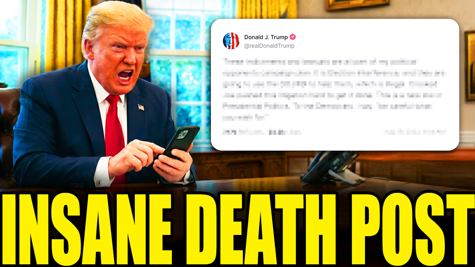 Crying Trump Just Posted This