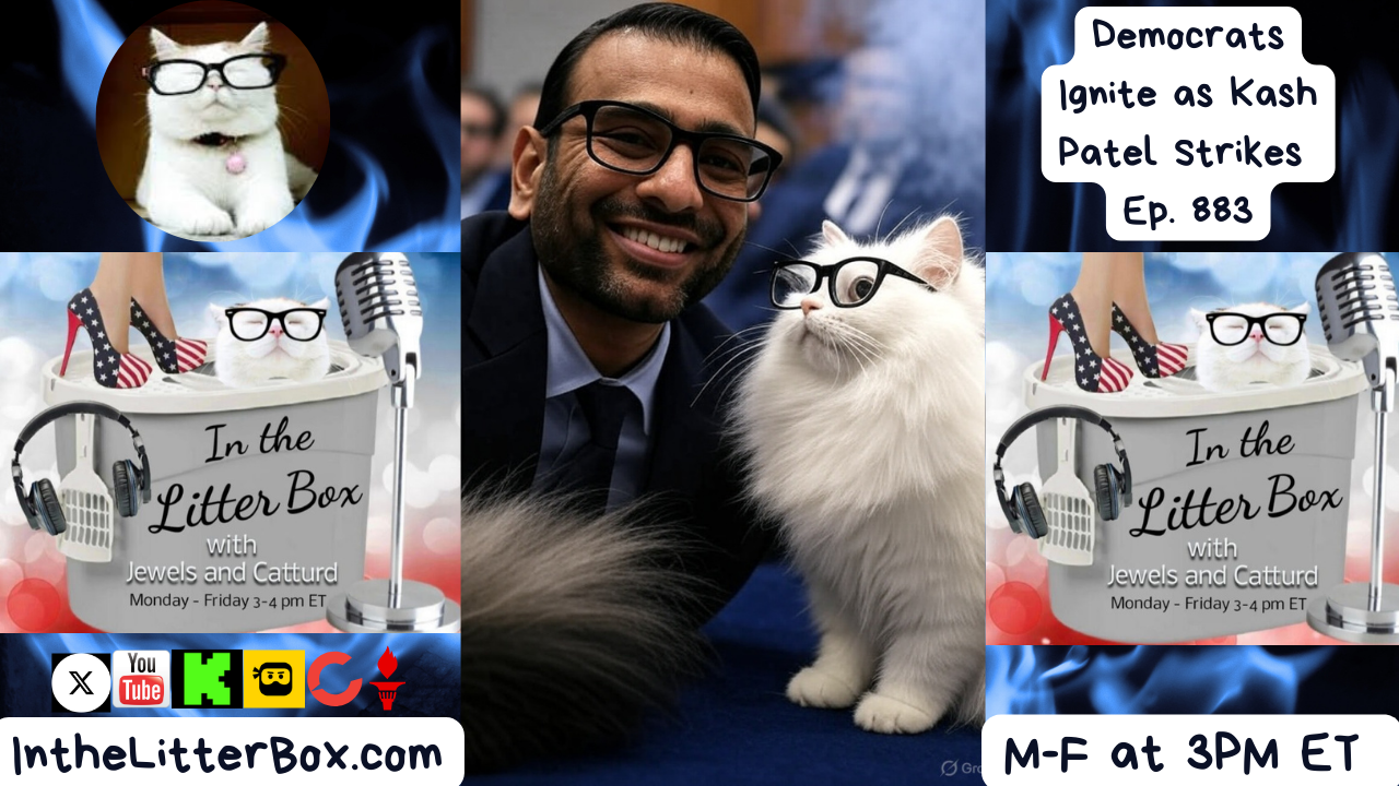 Democrats Ignite as Kash Patel Strikes | In the Litter Box w/ Jewels & Catturd – Ep. 883 9/17/2025