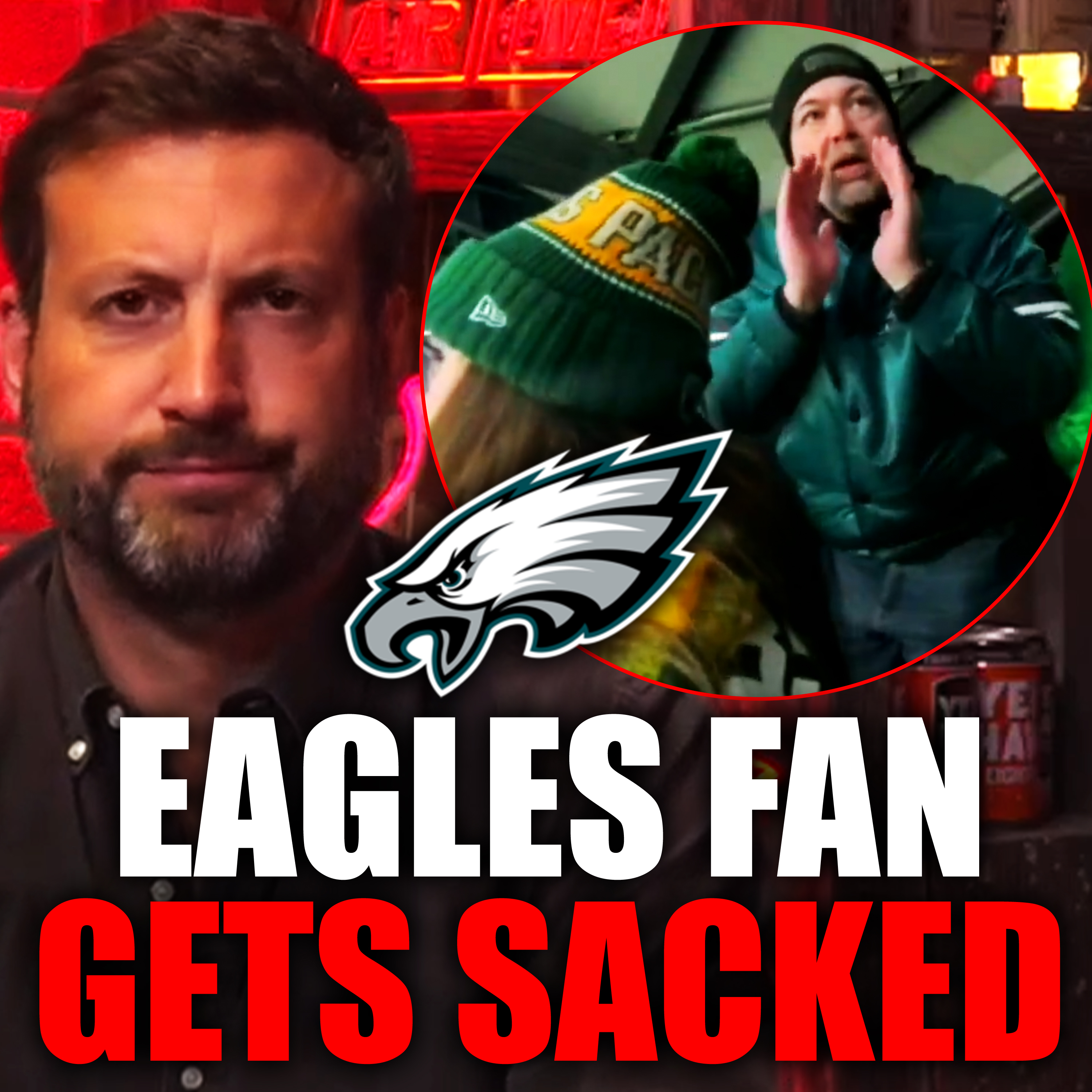 Abusive Viral Philadelphia Eagles Fan Rightfully Gets Fired + Clay Travis, Trey Wallace & Clark Lea | episode artwork