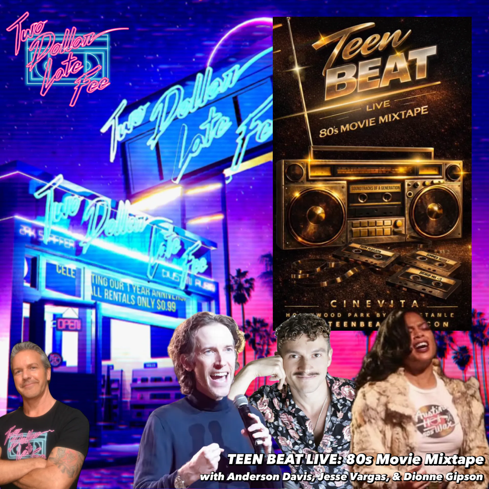TEEN BEAT LIVE: 80s Movie Mixtape episode artwork