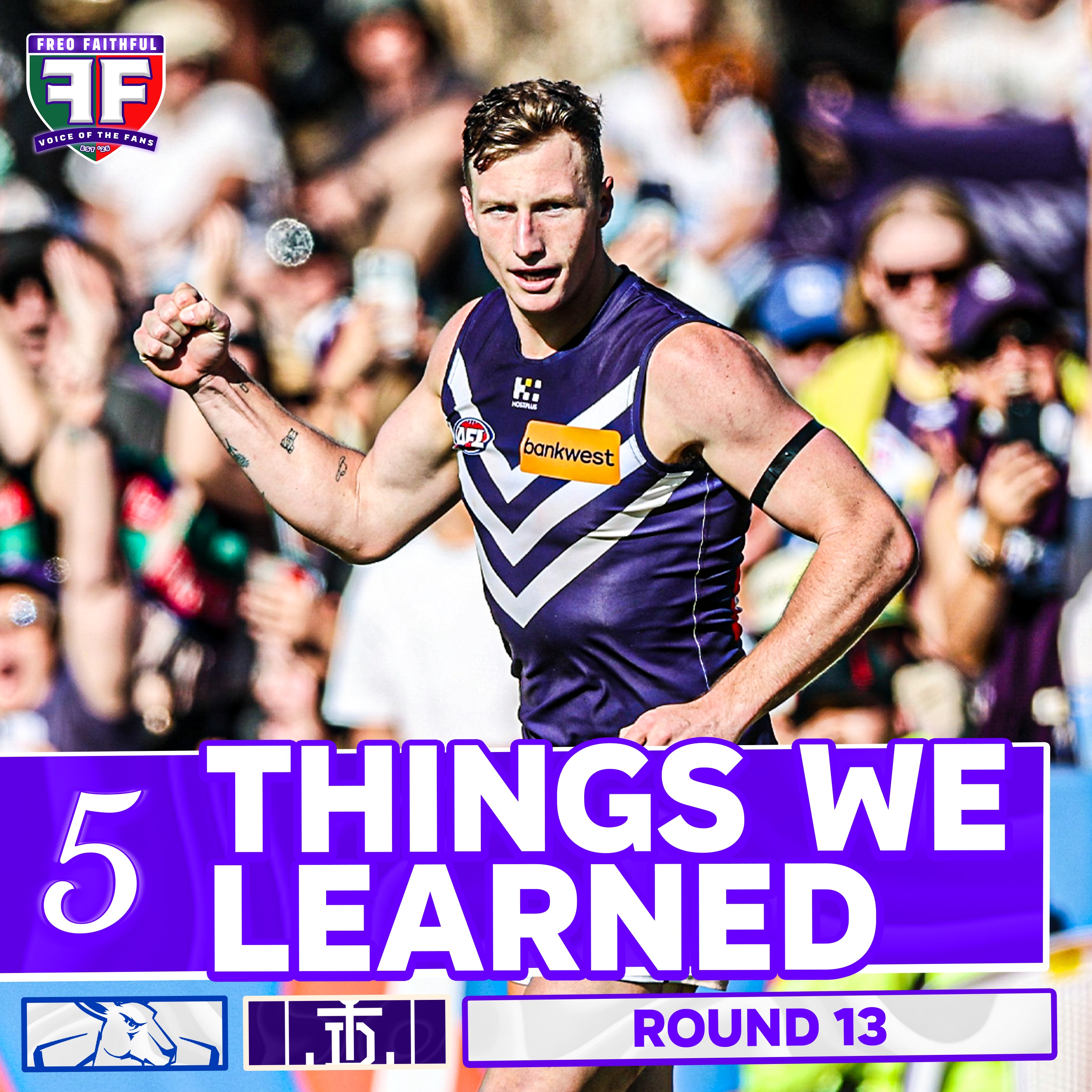 5 THINGS WE LEARNED from North Melbourne v Fremantle | AFL Round 13 2026 episode artwork