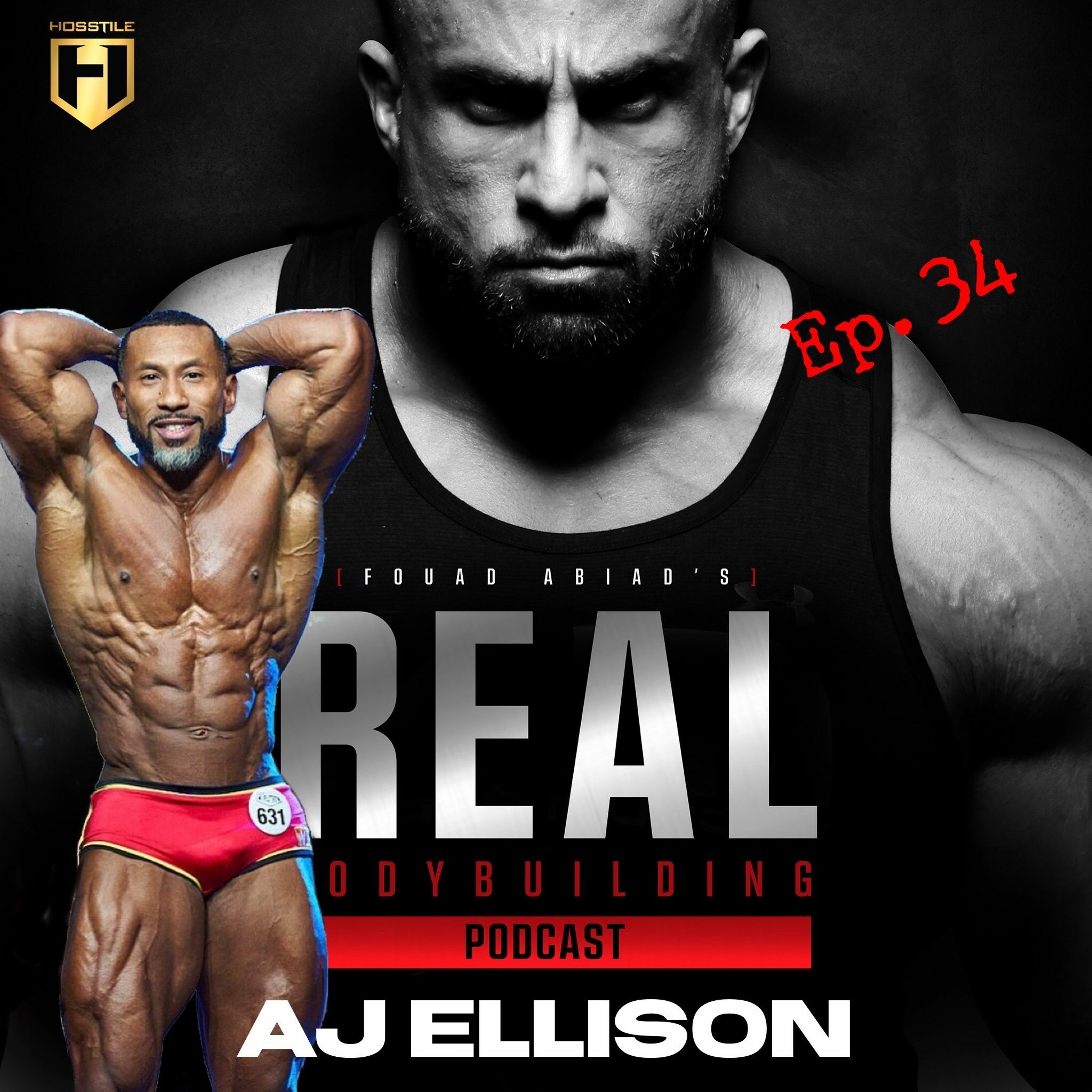 Real Bodybuilding Podcast Ep.34 | AJ Ellison episode artwork
