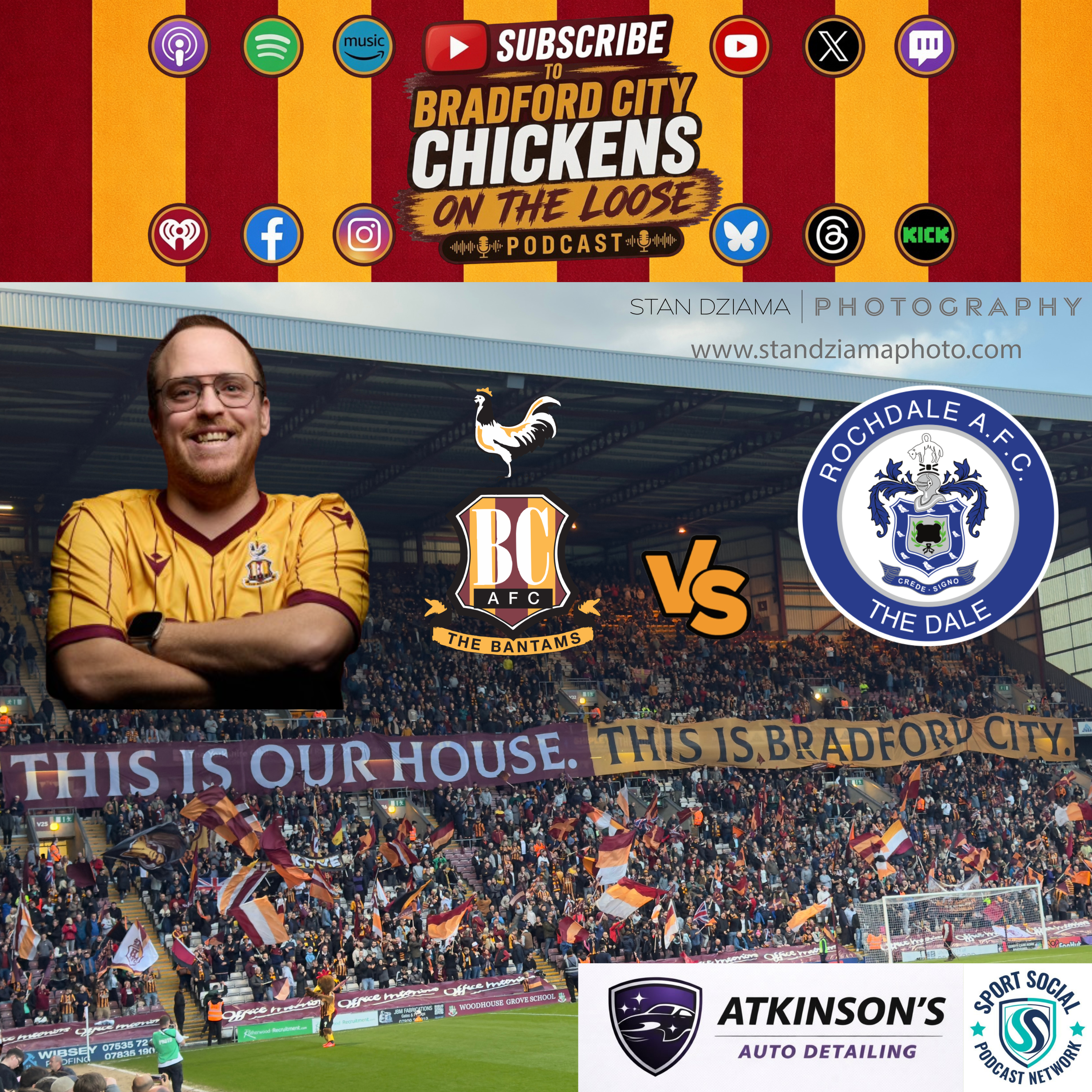 bradford vs rochdale preview #bcafc #rafc episode artwork