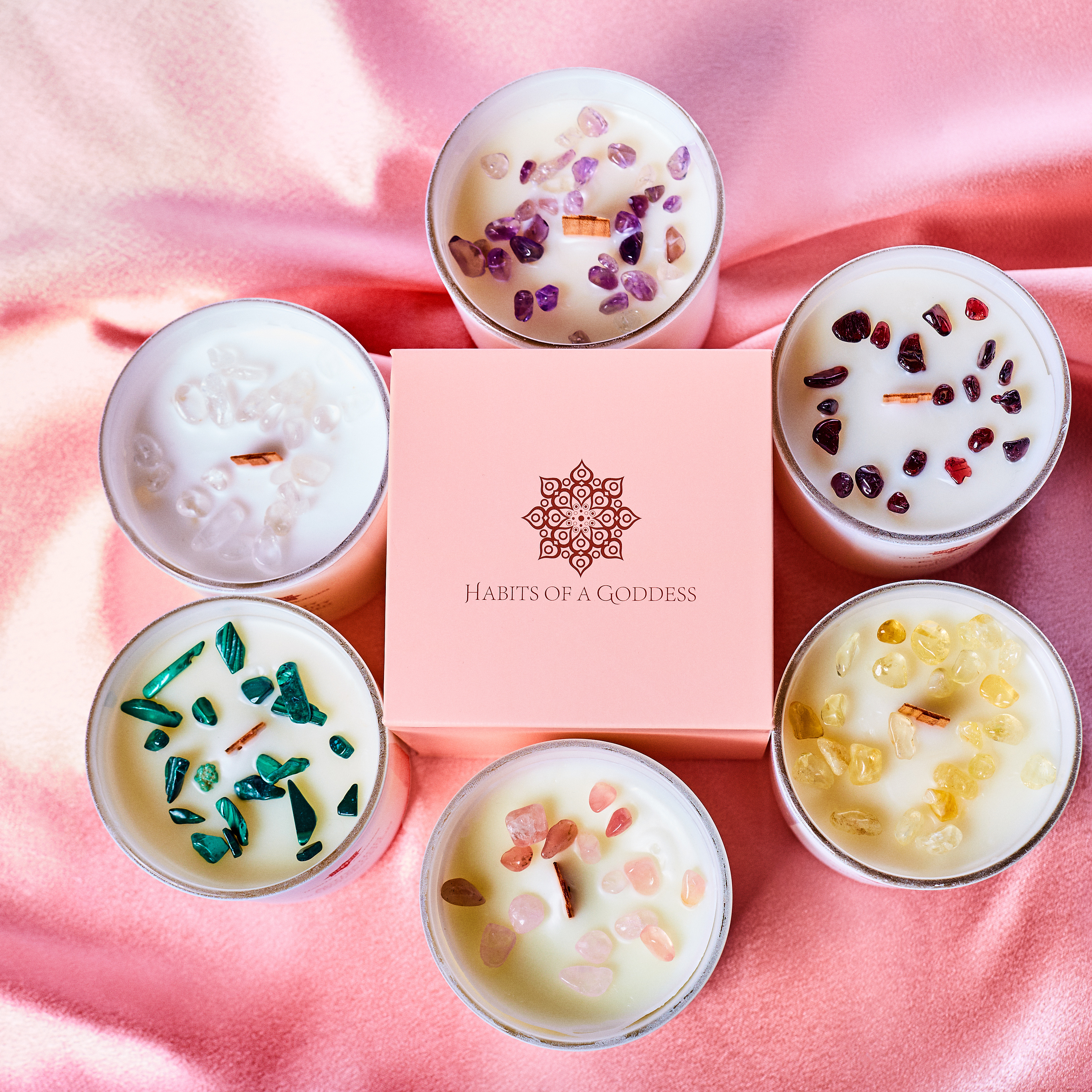 CRYSTAL CANDLES RESTOCK | HABITS OF A GODDESS