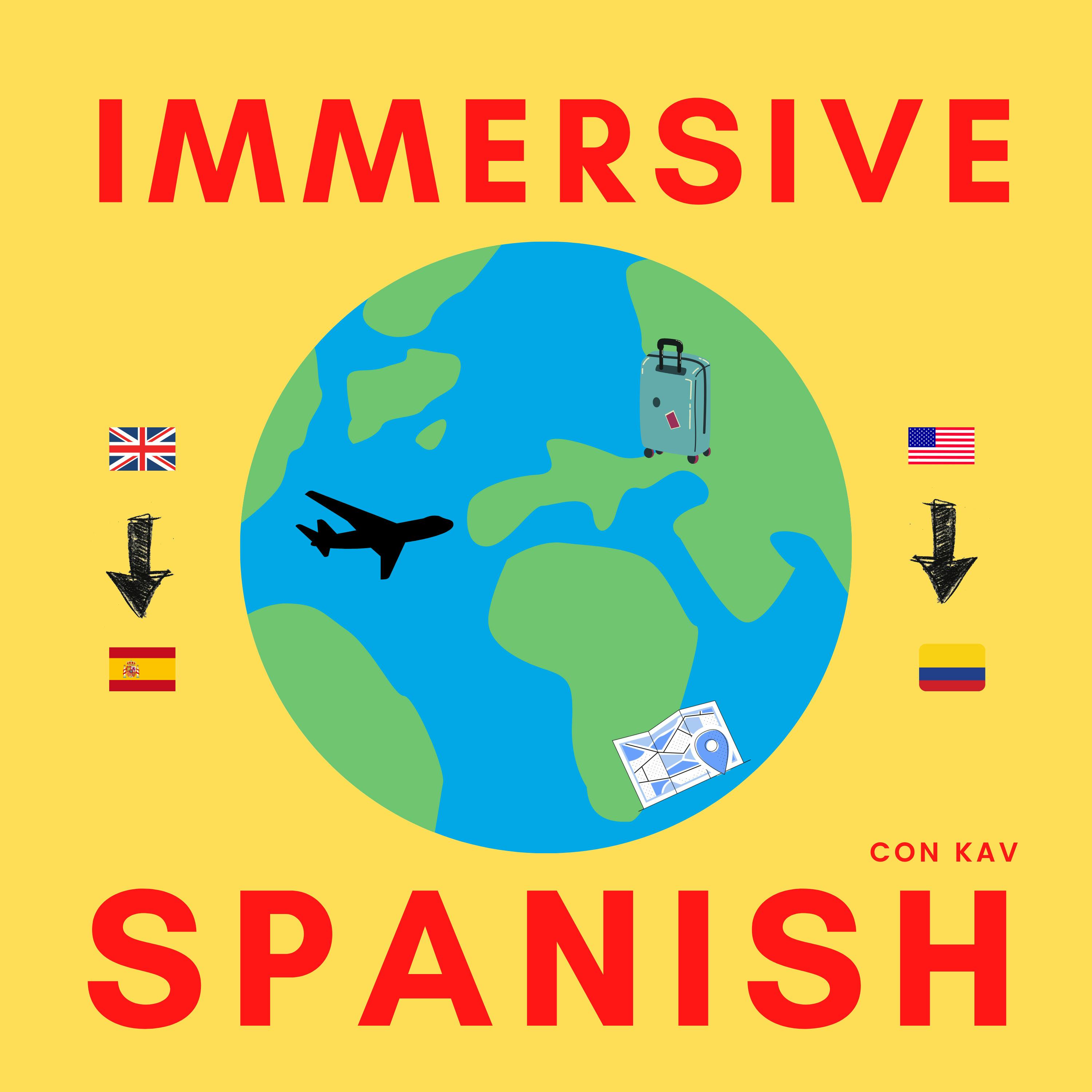 Immersive Spanish con Kav - Episode 22 - Una lección de español en la playa - A Spanish Lesson on the Beach