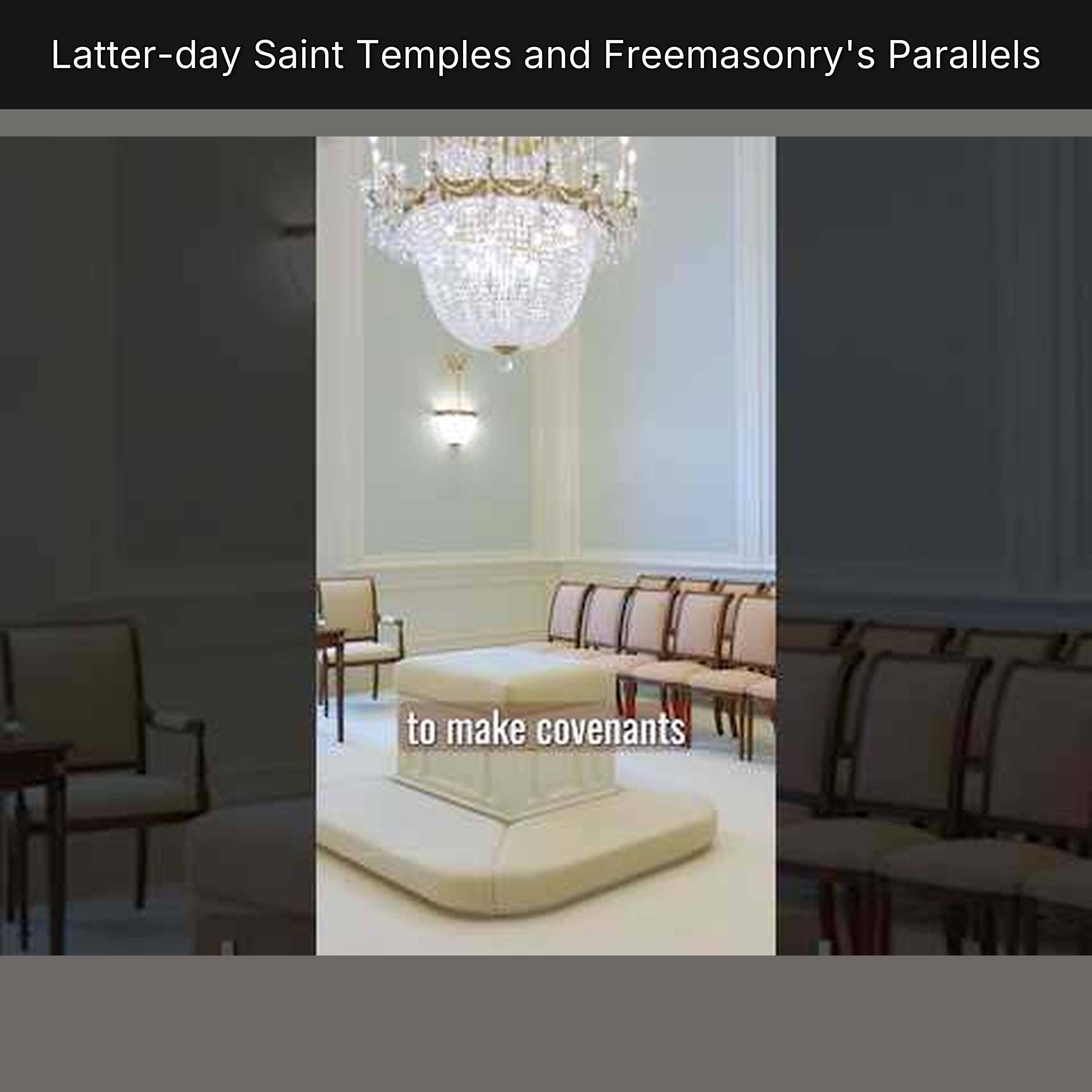 Latter-day Saint Temples and Freemasonry's Parallels episode artwork