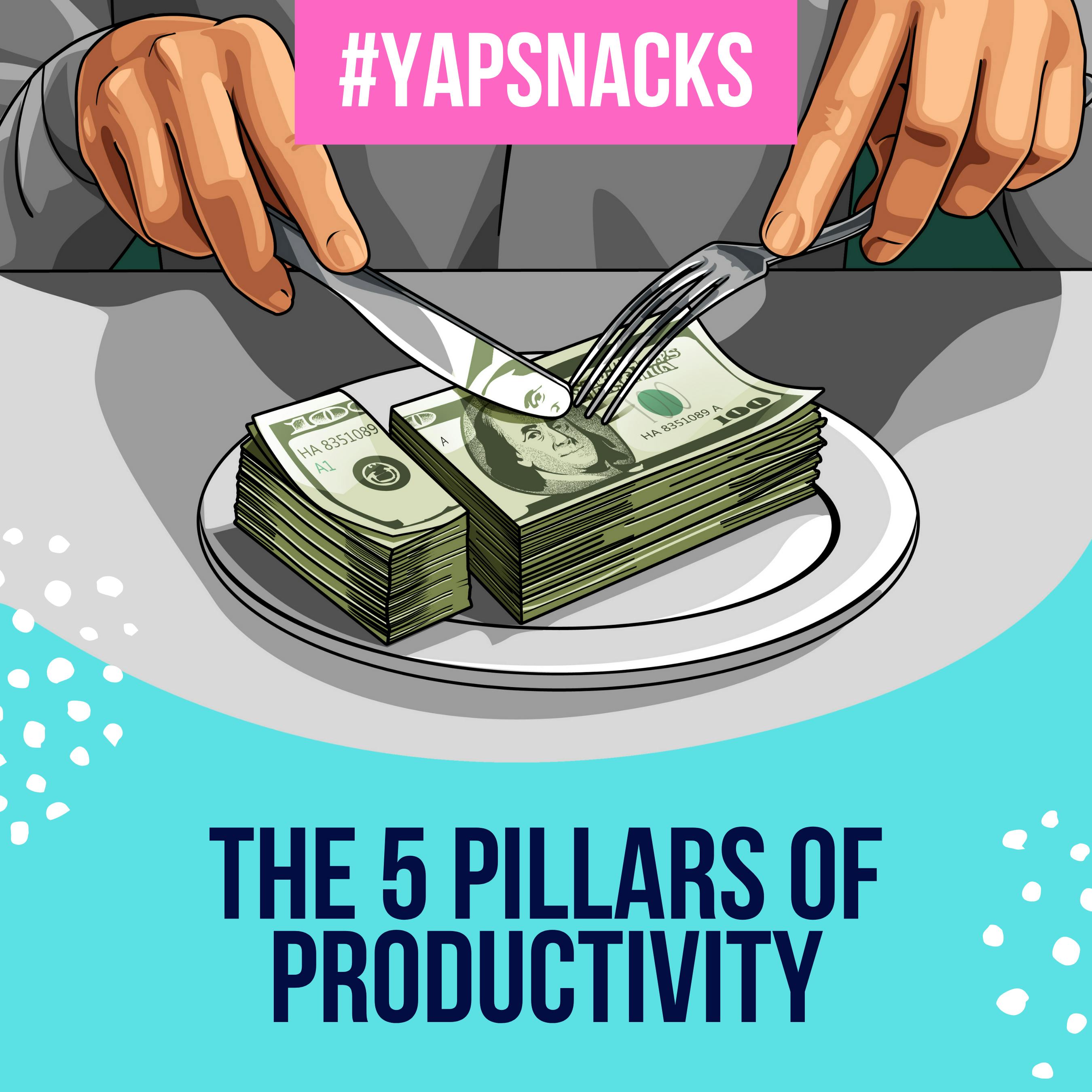 YAPSnacks: The 5 Pillars of Productivity by Hala Taha | YAP Media Network