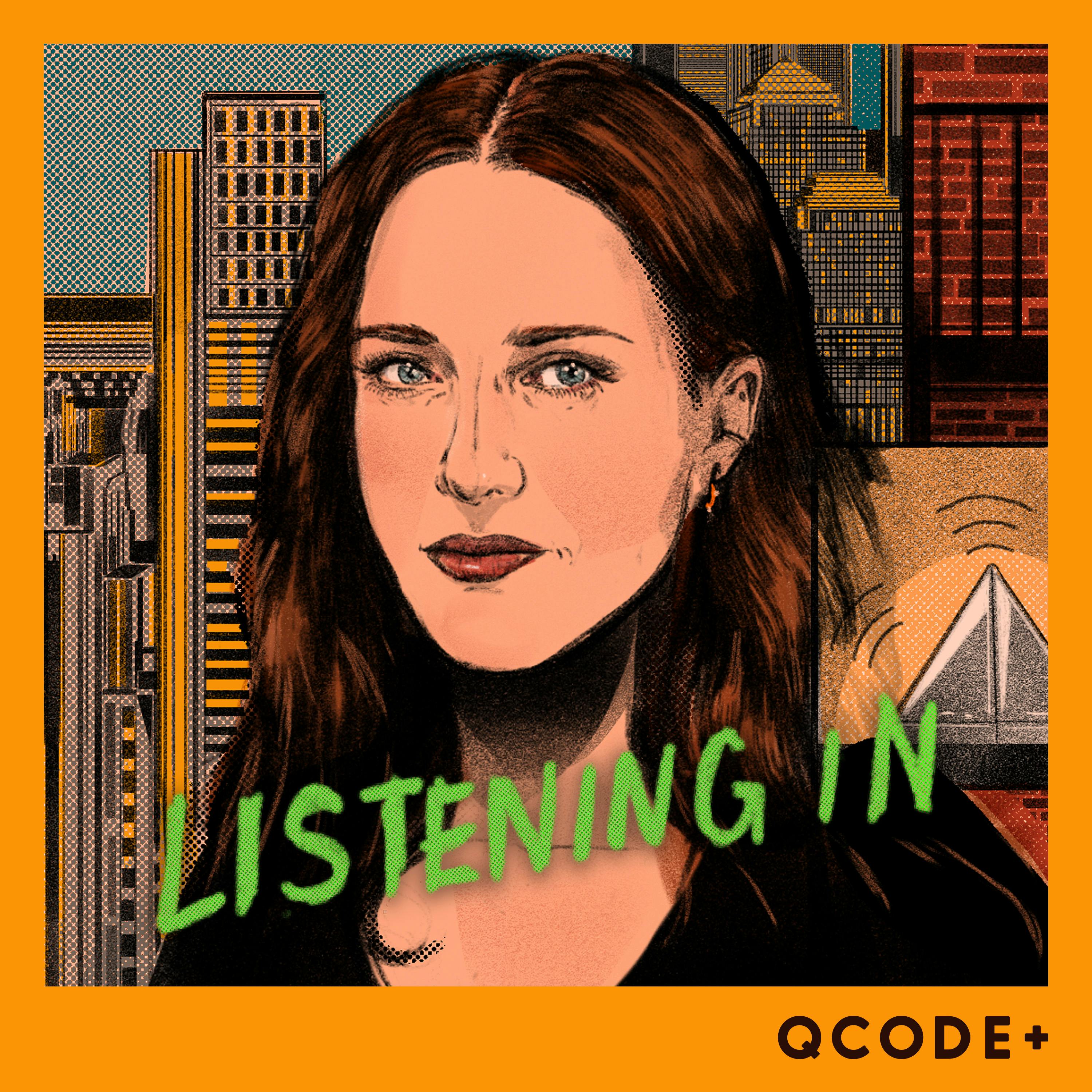 Listening In — QCODE+ podcast tile