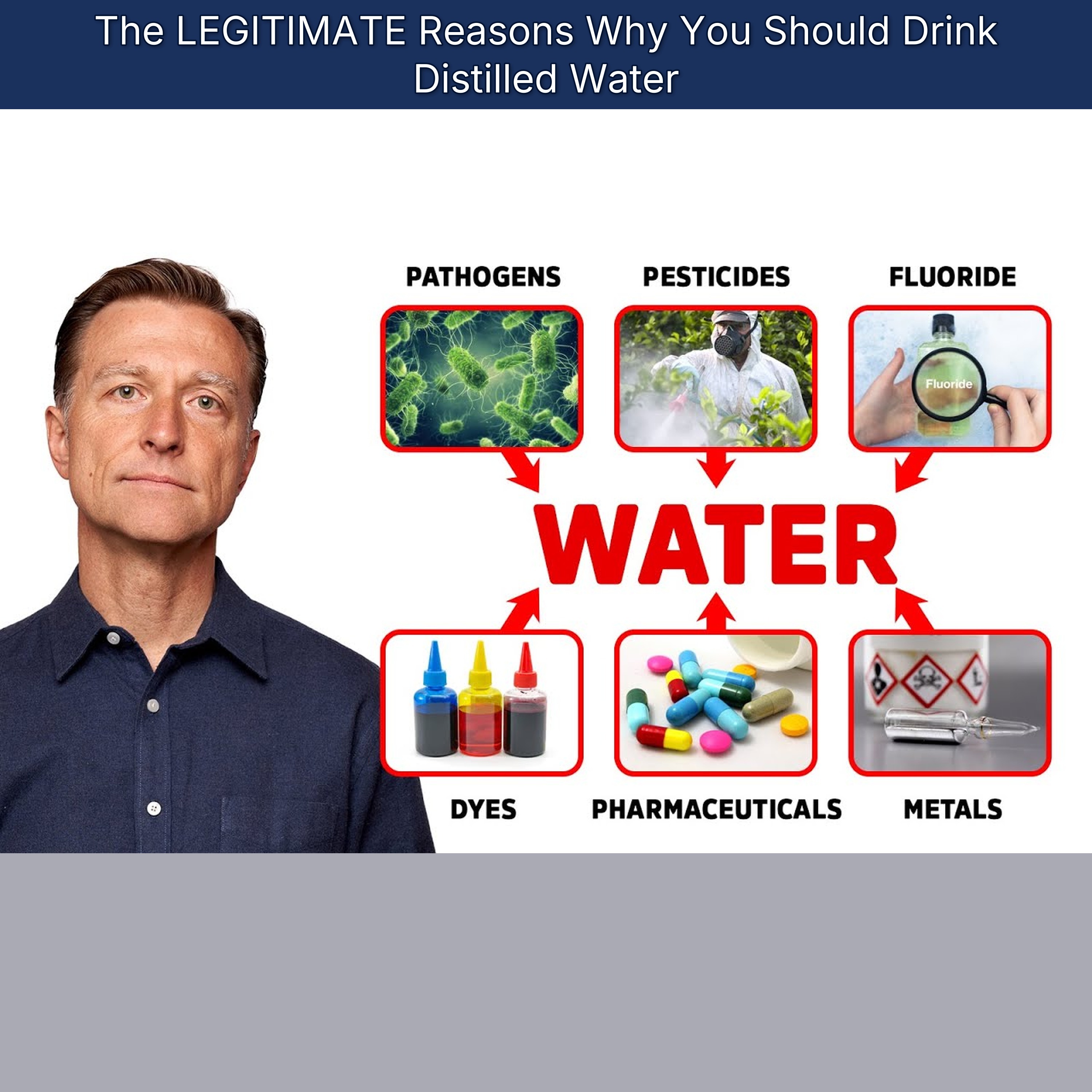 The LEGITIMATE Reasons Why You Should Drink Distilled Water episode artwork