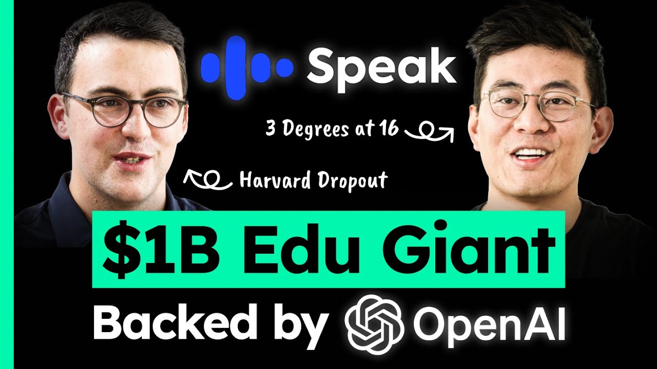 $1Billion Edu Giant backed by OpenAI | Speak | EO episode artwork