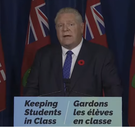 Doug Ford Offers to Withdraw the Notwithstanding Clause