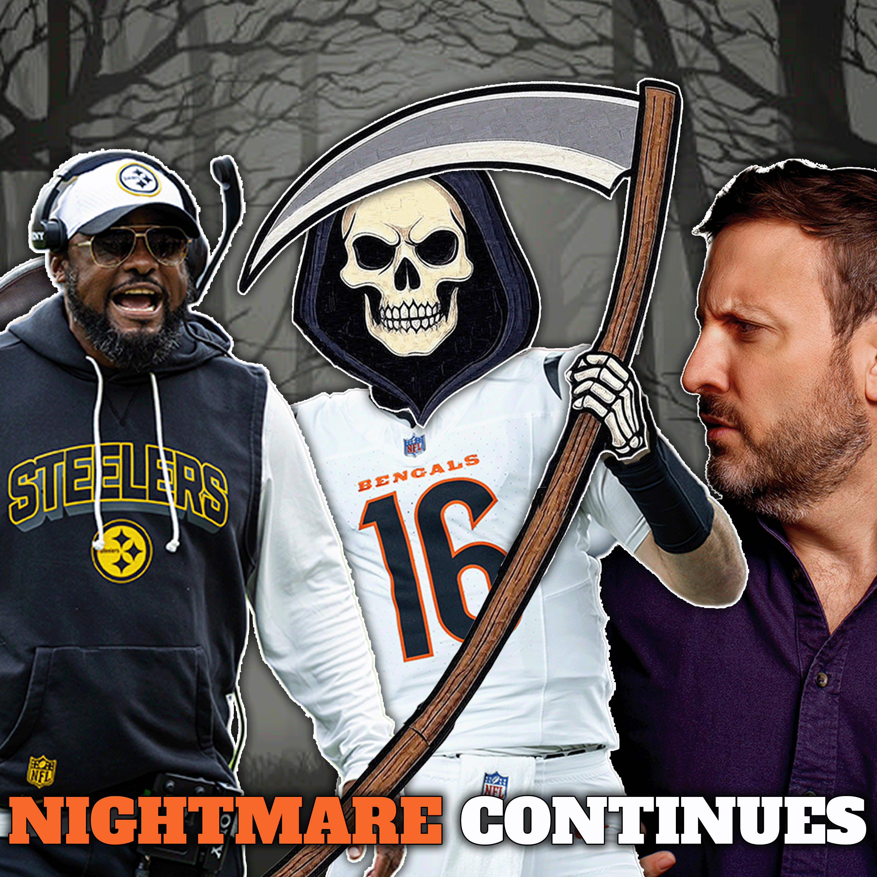 The Endless Cycle: Joe Flacco Haunts Tomlin’s Steelers Once Again + John McClain | episode artwork