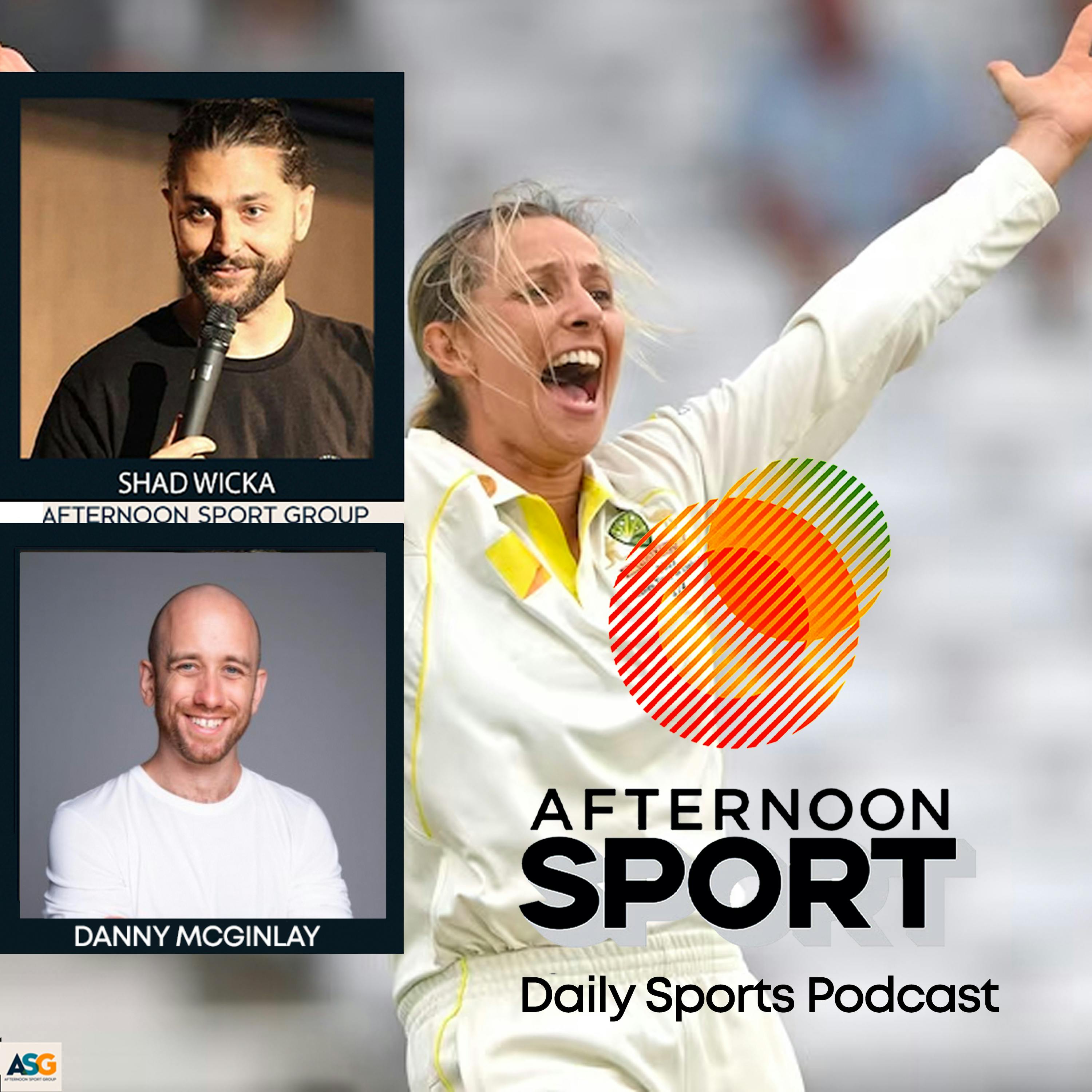 26th June Shad Wicka & Danny McGinlay: Women’s Ashes Update,  Carlos ”The Rock” Alcaraz, sack your coach to win the game, the AFL ladder + more!