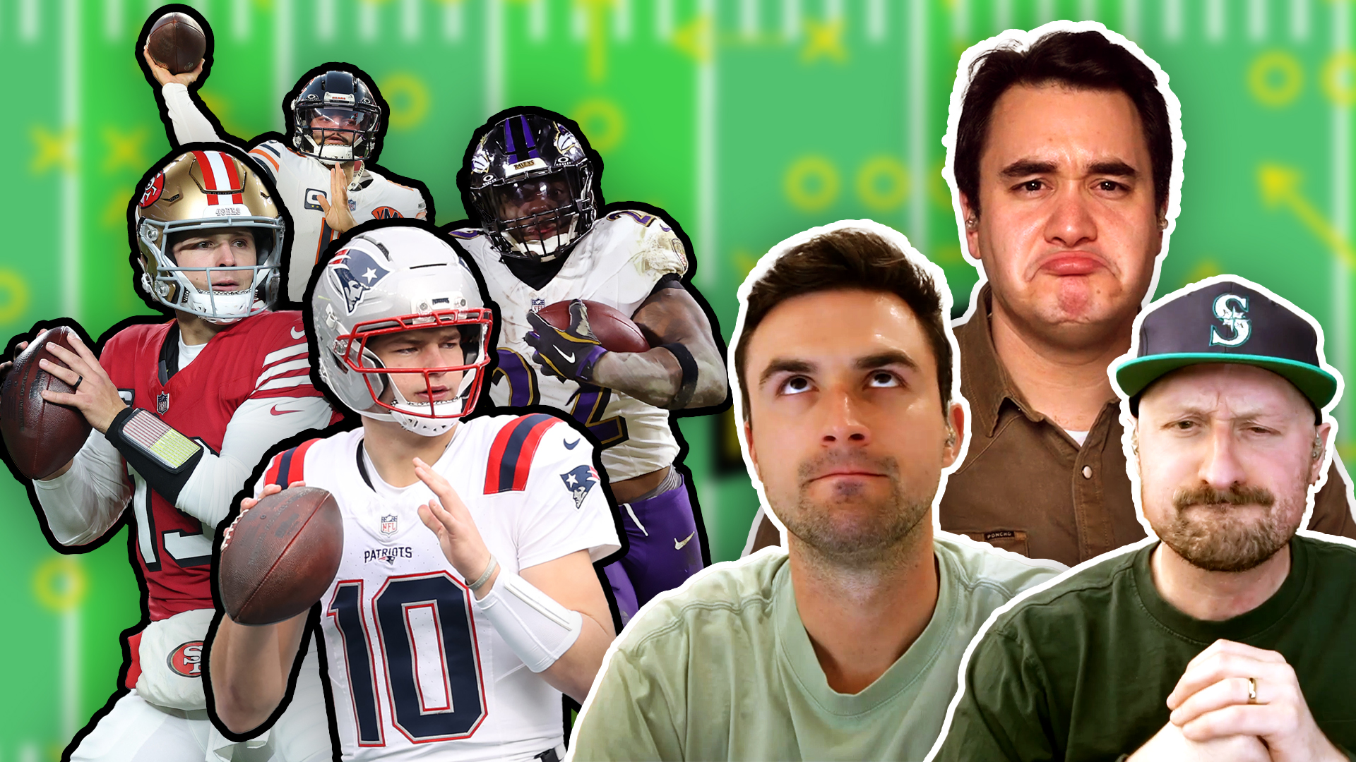 Week 17 Recap: Purdy-Caleb Magic, Maye MVP Hype, Classic Steelers L, Playoff Murderers, and Fish Brosmer