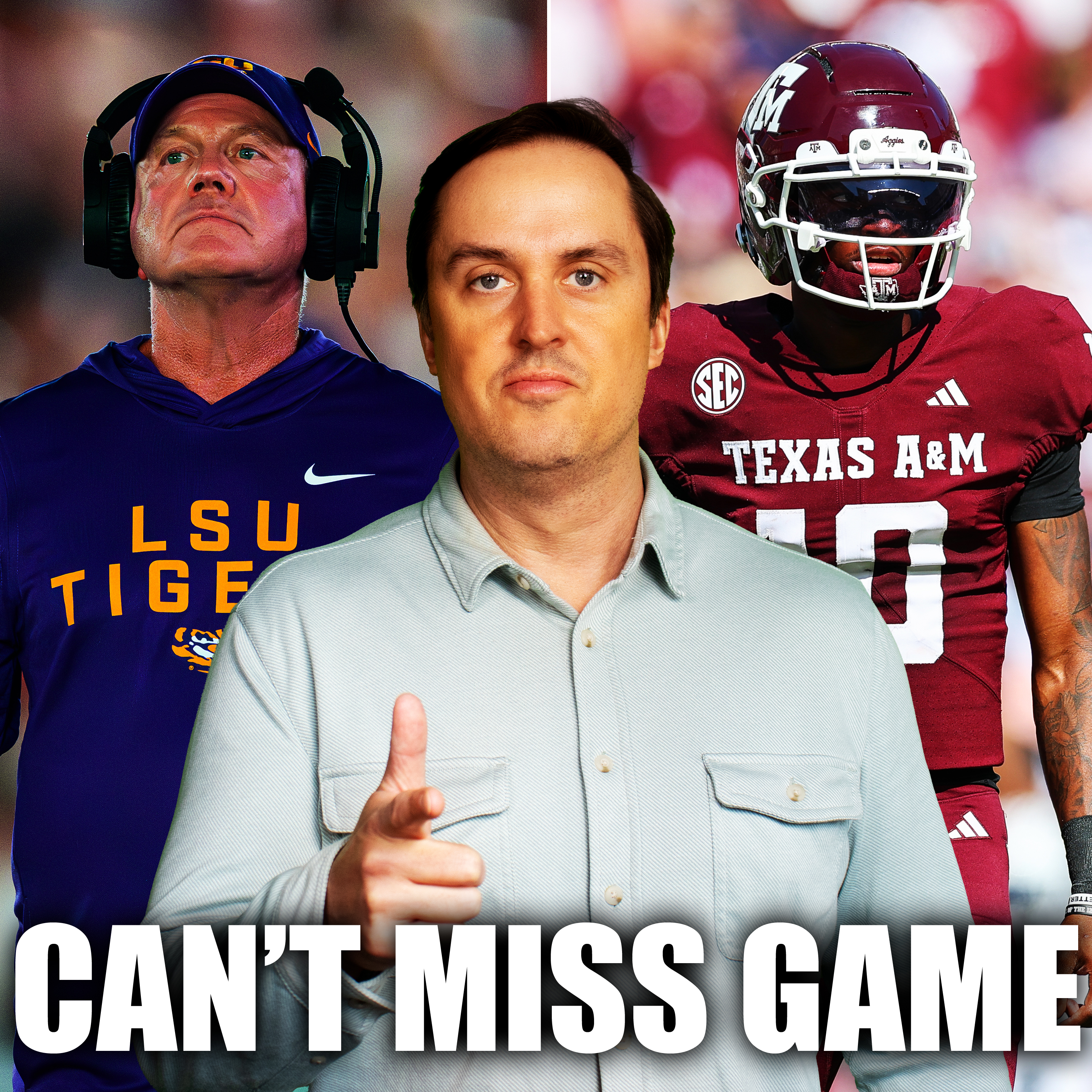 The Top 10 CFB games for week 9, Hutton’s One Big Thing For Every NFL Game & John McClain | episode artwork