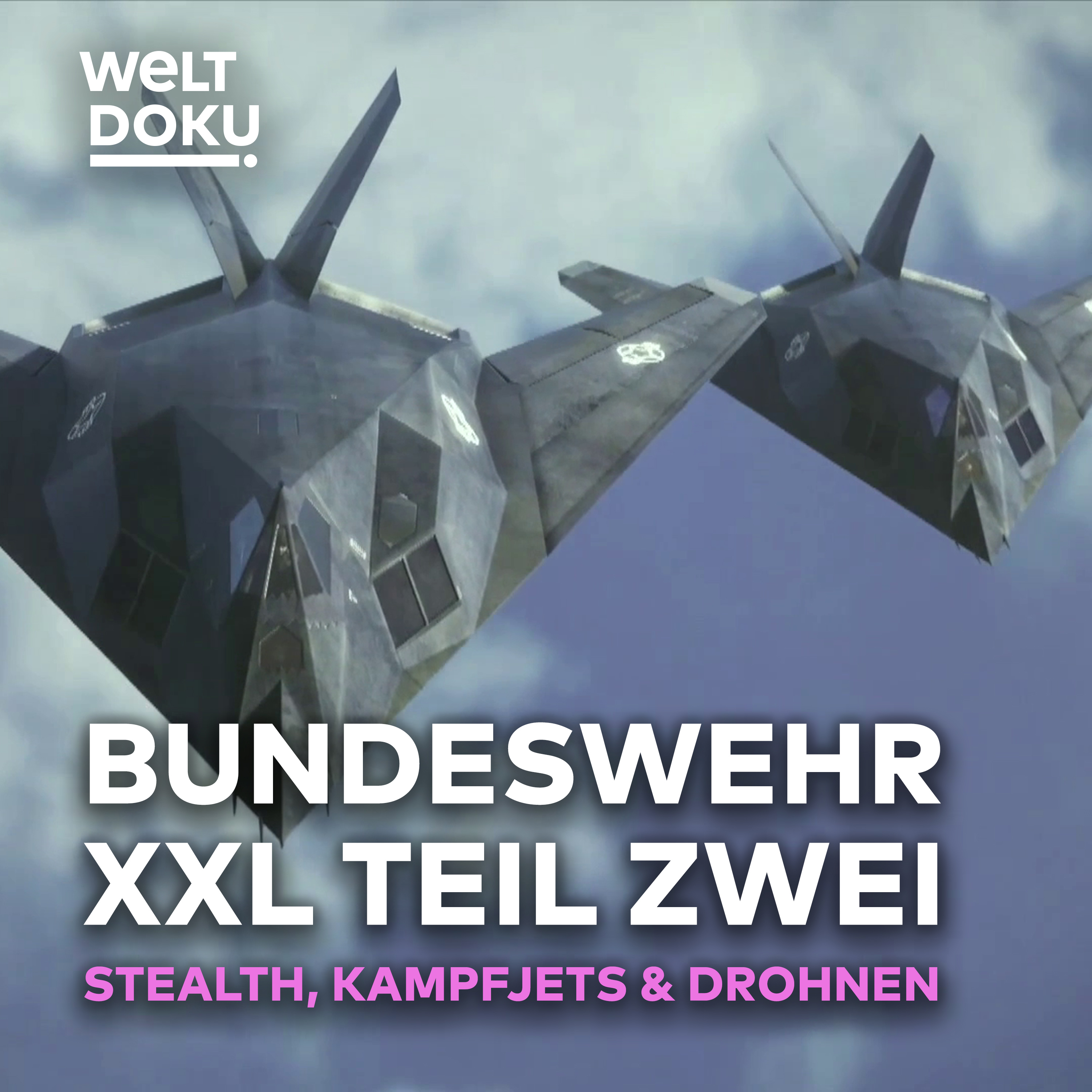 INSIDE BUNDESWEHR: Hightech am Himmel – Stealth, Kampfjets & Drohnen (Teil 2) | WELT Binge Marathon episode artwork