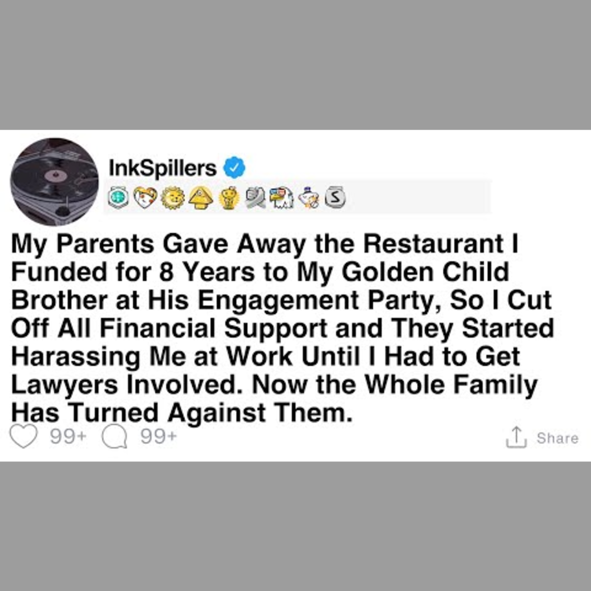 Parents Gave Away My Restaurant to Brother at His Engagement