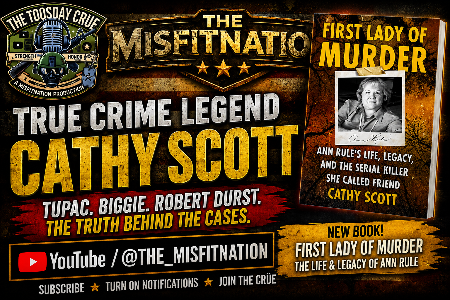 Cathy Scott: The Truth Behind Tupac, Biggie, Robert Durst & America's Biggest Murder Mysteries