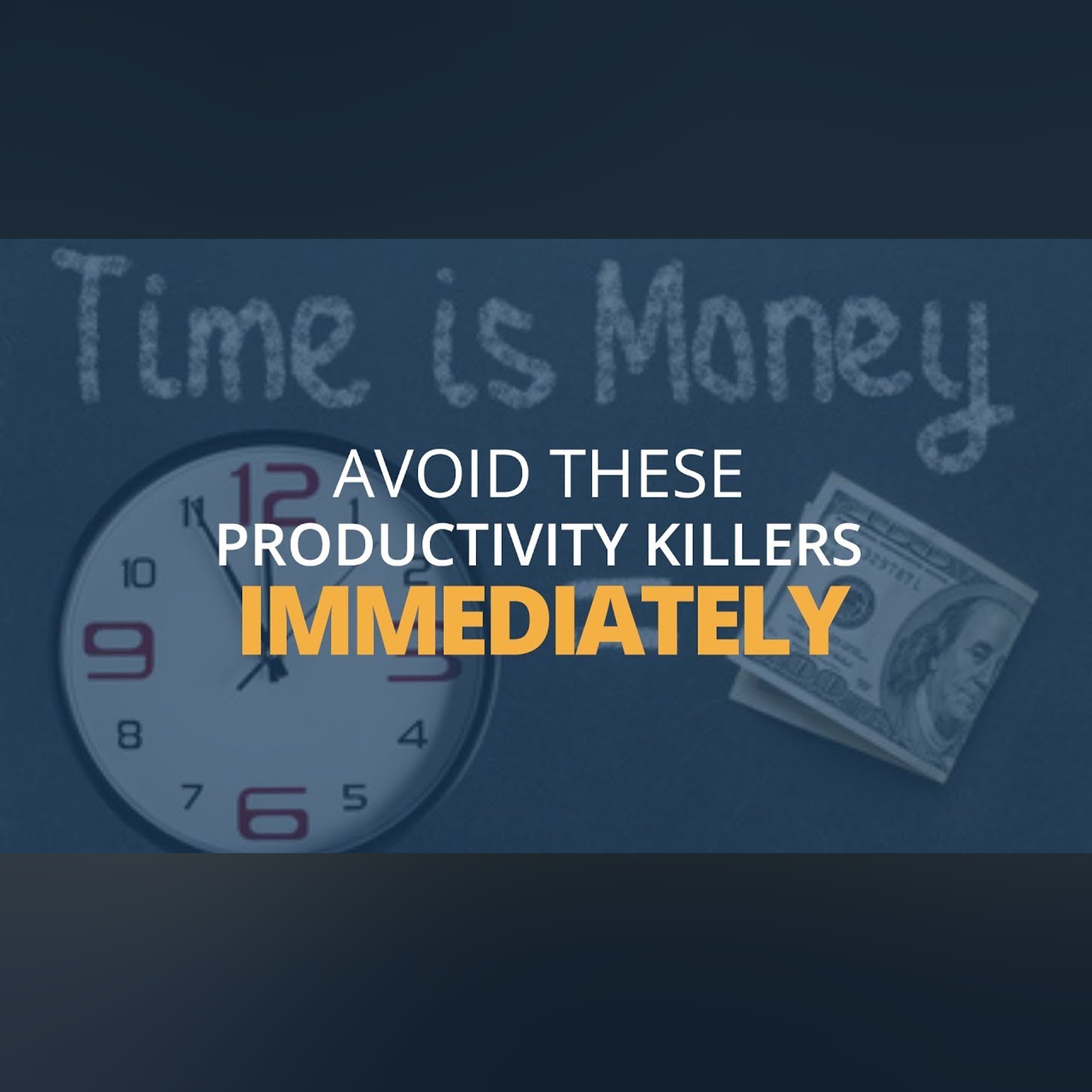 7 Little Habits That Kill Your Productivity at Work | Brian Tracy