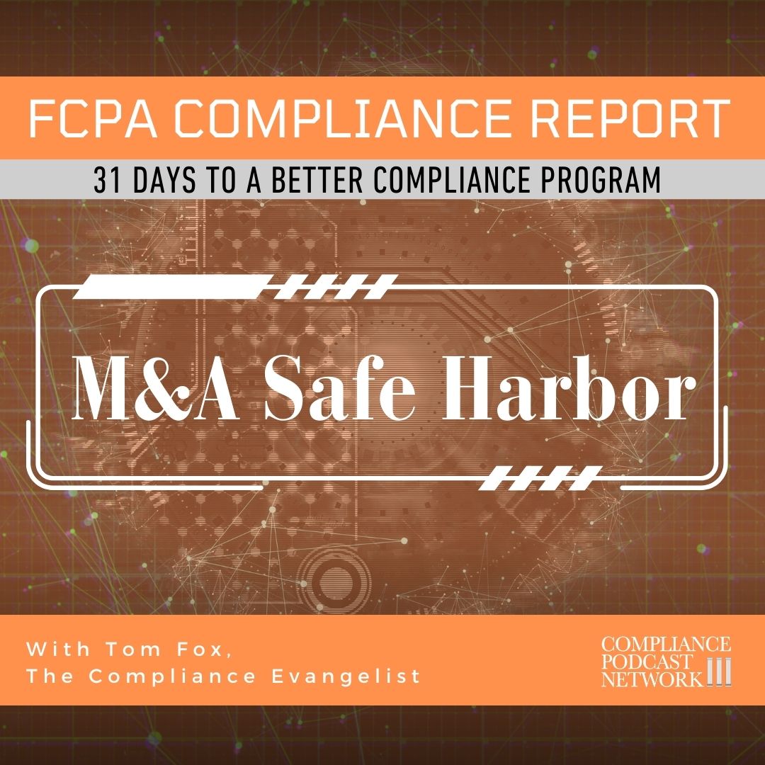 Day 6 - The M&A Safe Harbor Policy