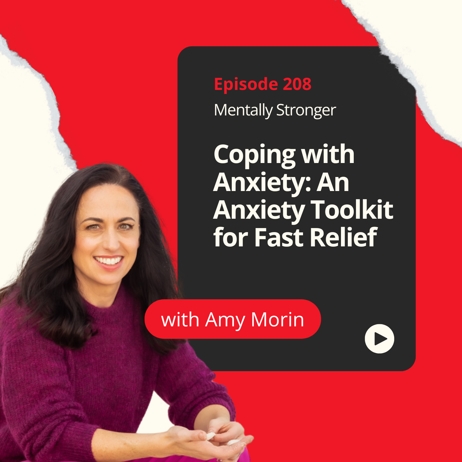 208 — Coping With Anxiety: An Anxiety Toolkit for Fast Relief episode artwork