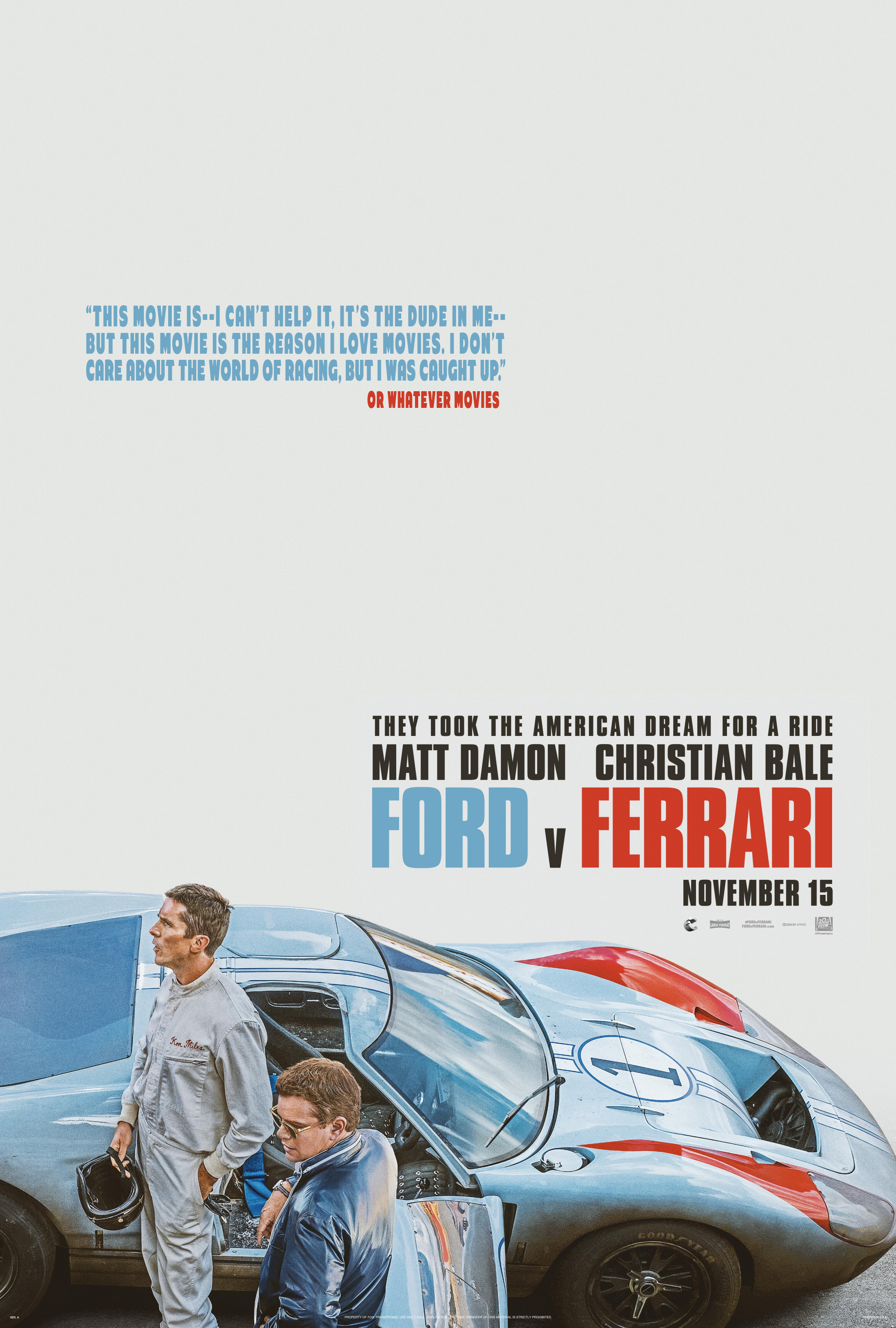 FORD V FERRARI | Or Whatever Movies | Episode 8 episode artwork