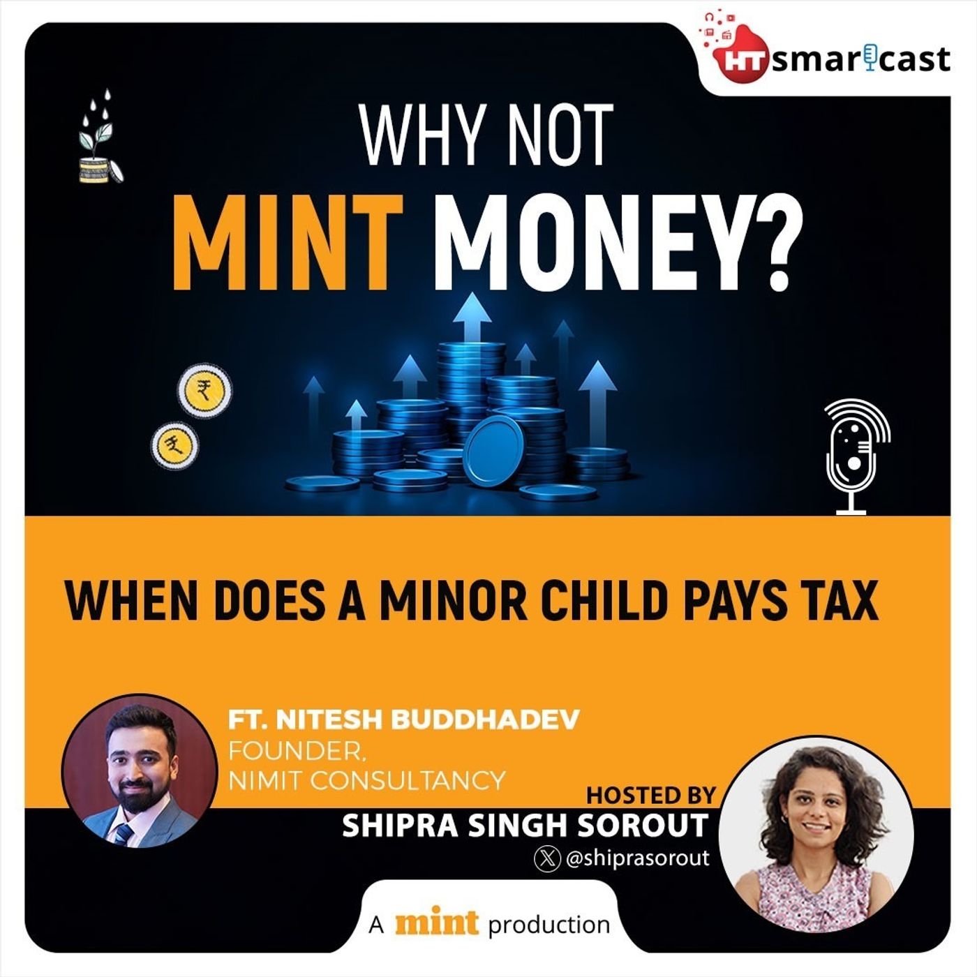 When does a minor child pays tax