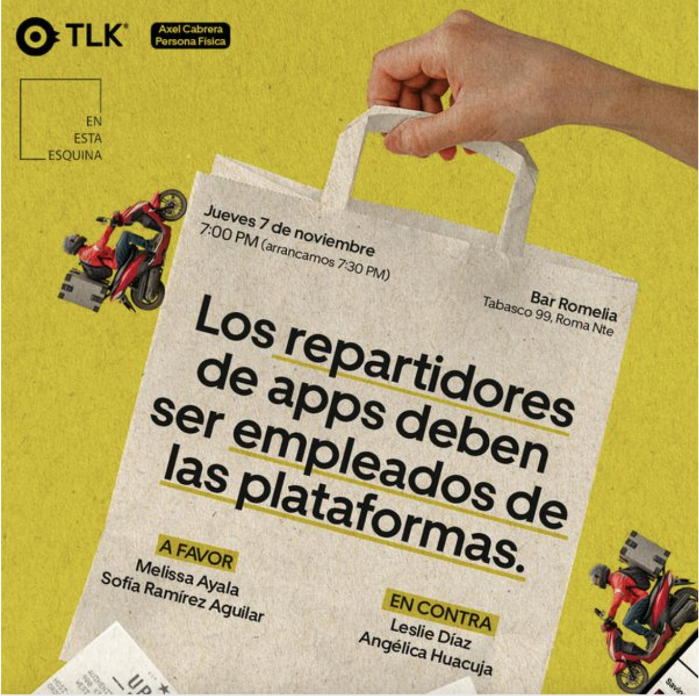 Repartidores y conductores deben ser empleados de las apps Repartidores y conductores deben ser empleados de las apps