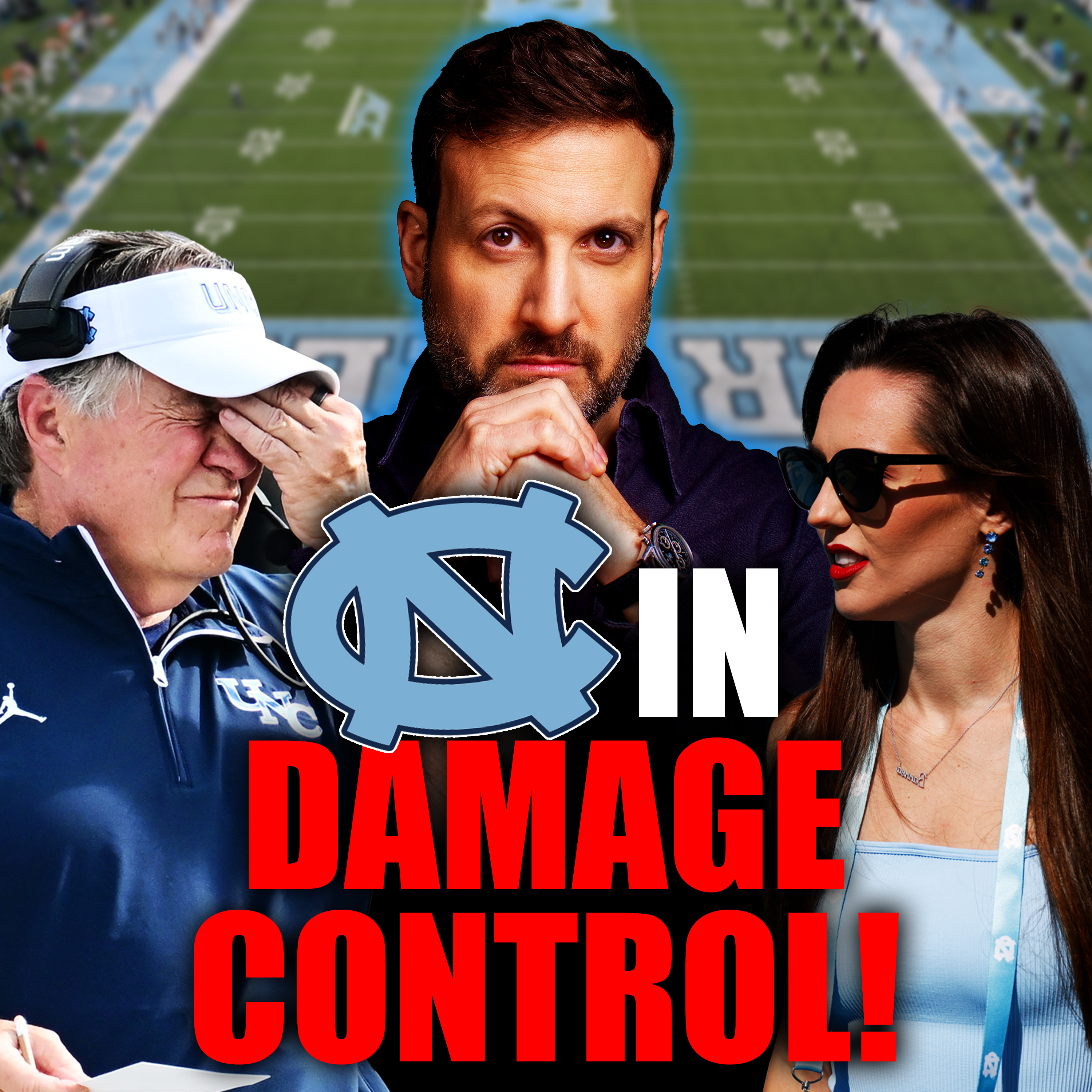 Crisis at Chapel Hill: Belichick Buyout Rumors Spark UNC Response  + Sean Salisbury | episode artwork
