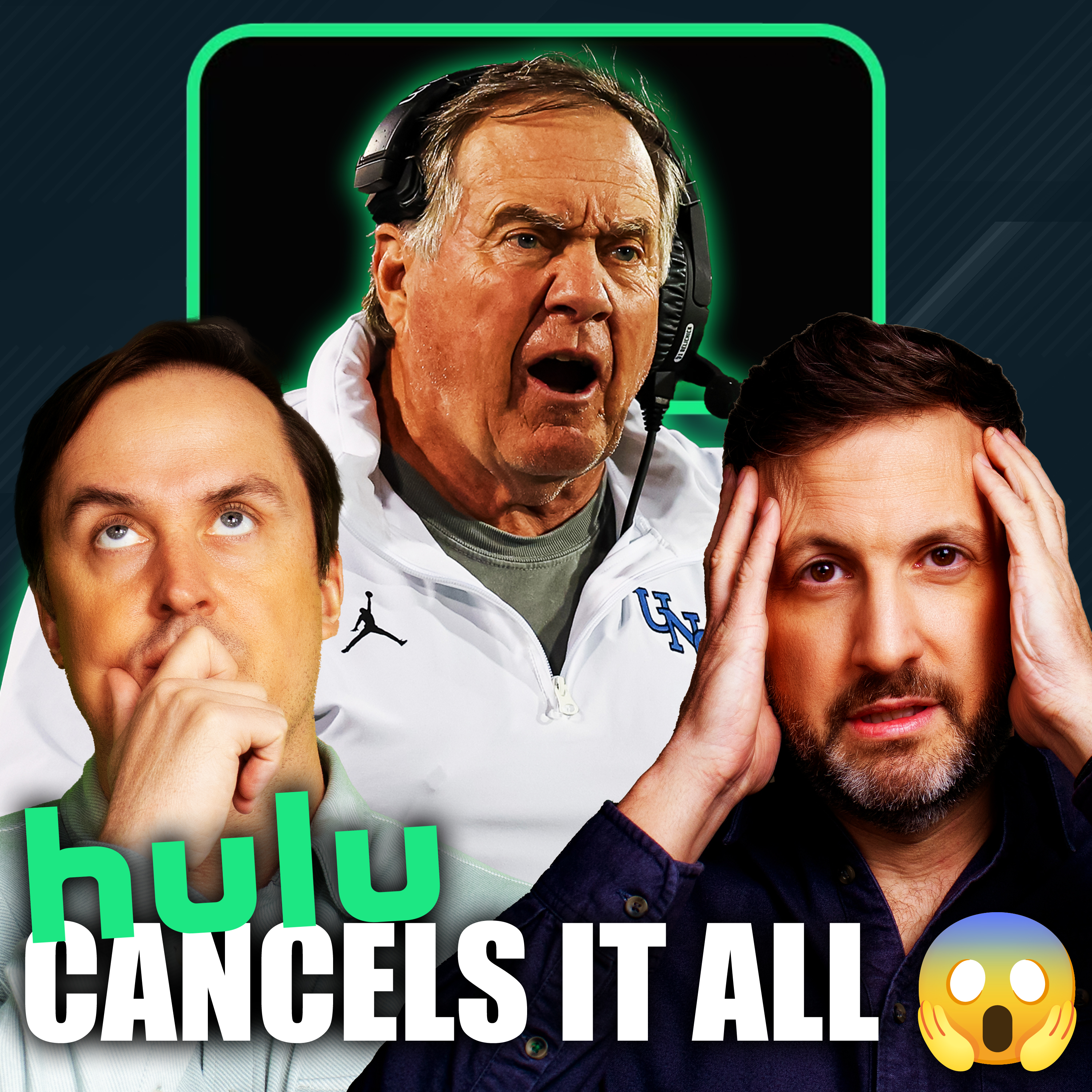 Hulu Pulls the Plug: Belichick’s UNC Experiment Ends in Disaster + Tim Brando | episode artwork