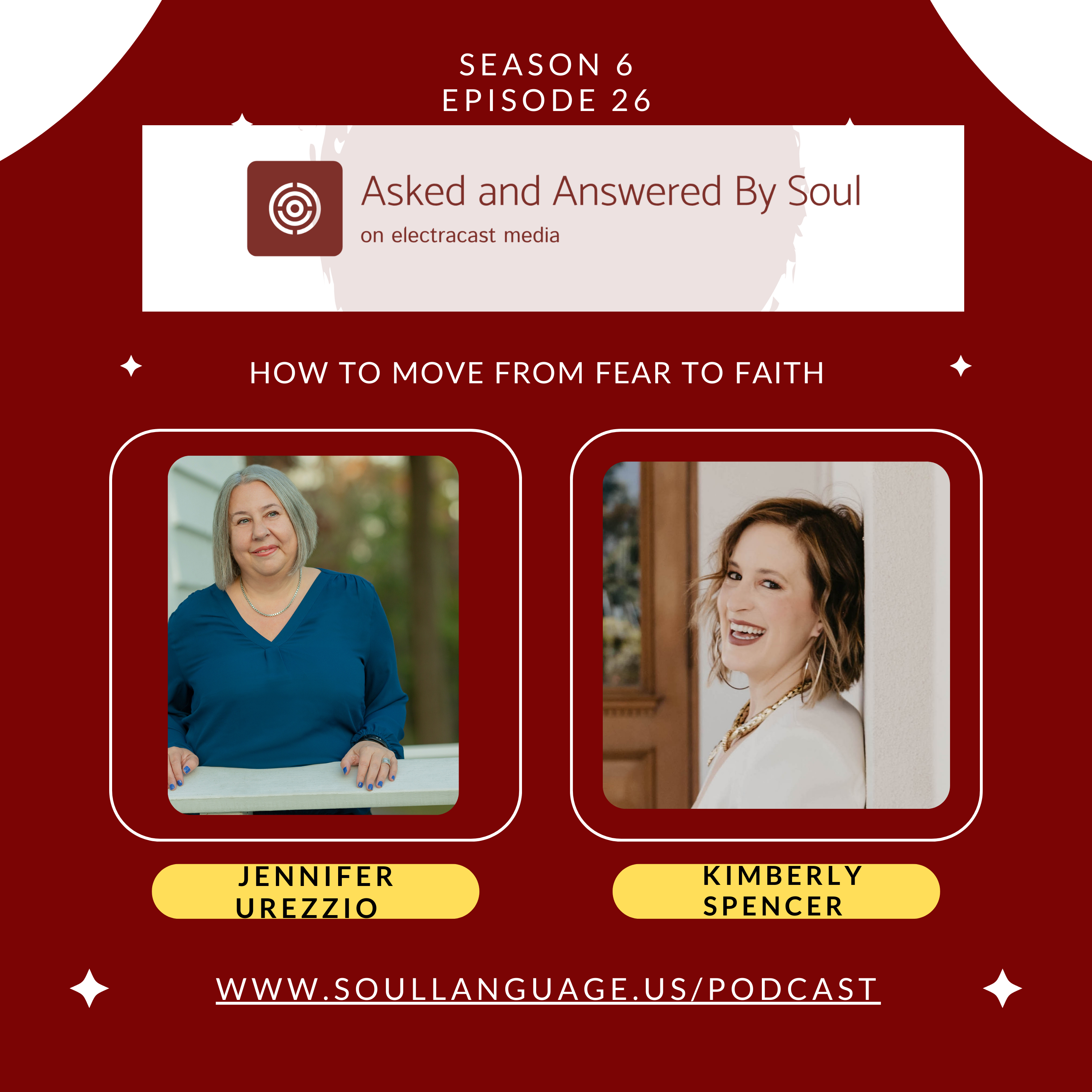 How to Move From Fear to Faith with Kimberly Spencer episode artwork